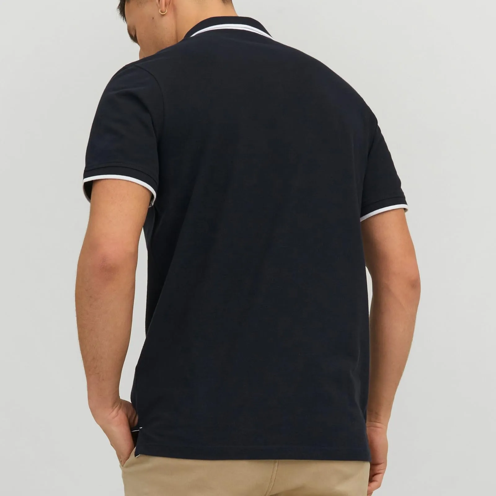 Jack & Jones Jjepaulos Polo SS Noos - Navy Blazer/Detail: Play, M - immagine 4