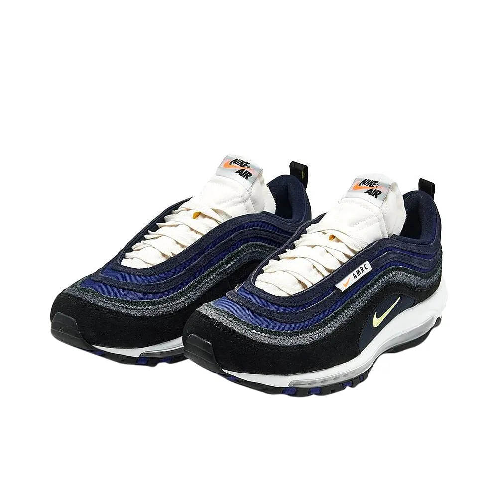 Nike Air Max 97 DH1085-001 Nero Blu Reale Zitron Profondo Ossidiana, 44 EU - immagine 2
