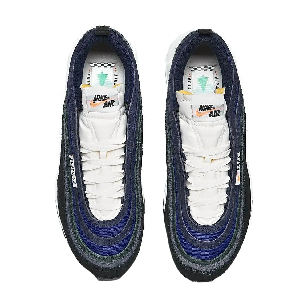 Nike Air Max 97 DH1085-001 Nero Blu Reale Zitron Profondo Ossidiana, 44 EU - immagine 3
