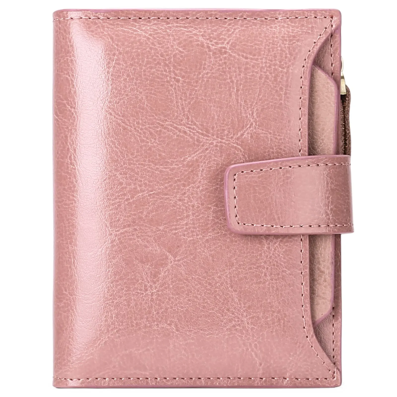 SENDEFN Portafoglio Donna in Pelle Vera con RFID, 14 Slot per Carte e Portamonete con Cerniera - immagine 5