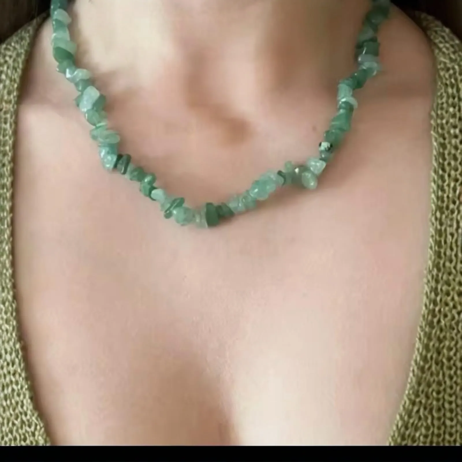 Alchimia Set Bracciale e Collana in Avventurina naturale - immagine 3