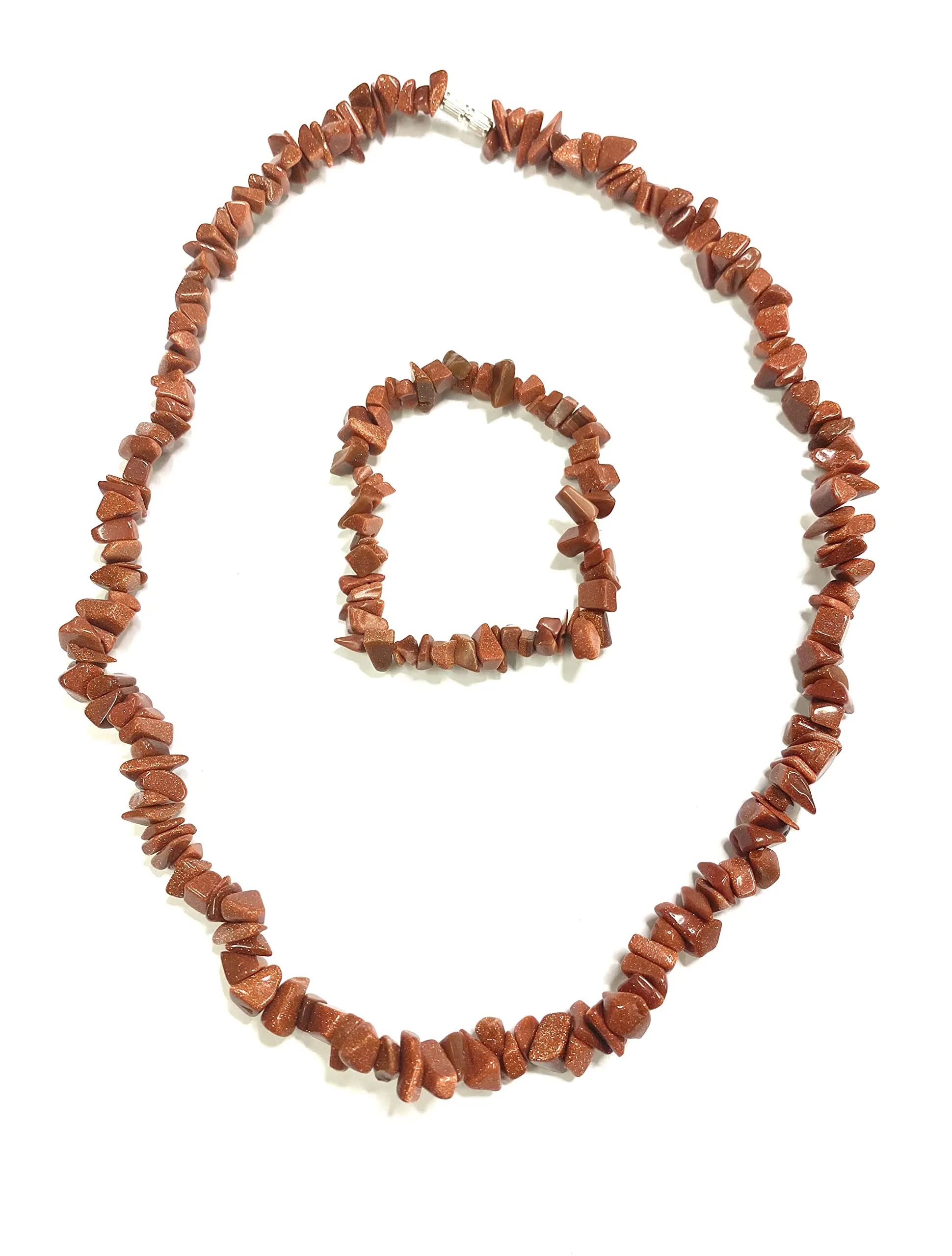 Alchimia Set Collana e Bracciale in Goldstone Sintetico - immagine 1