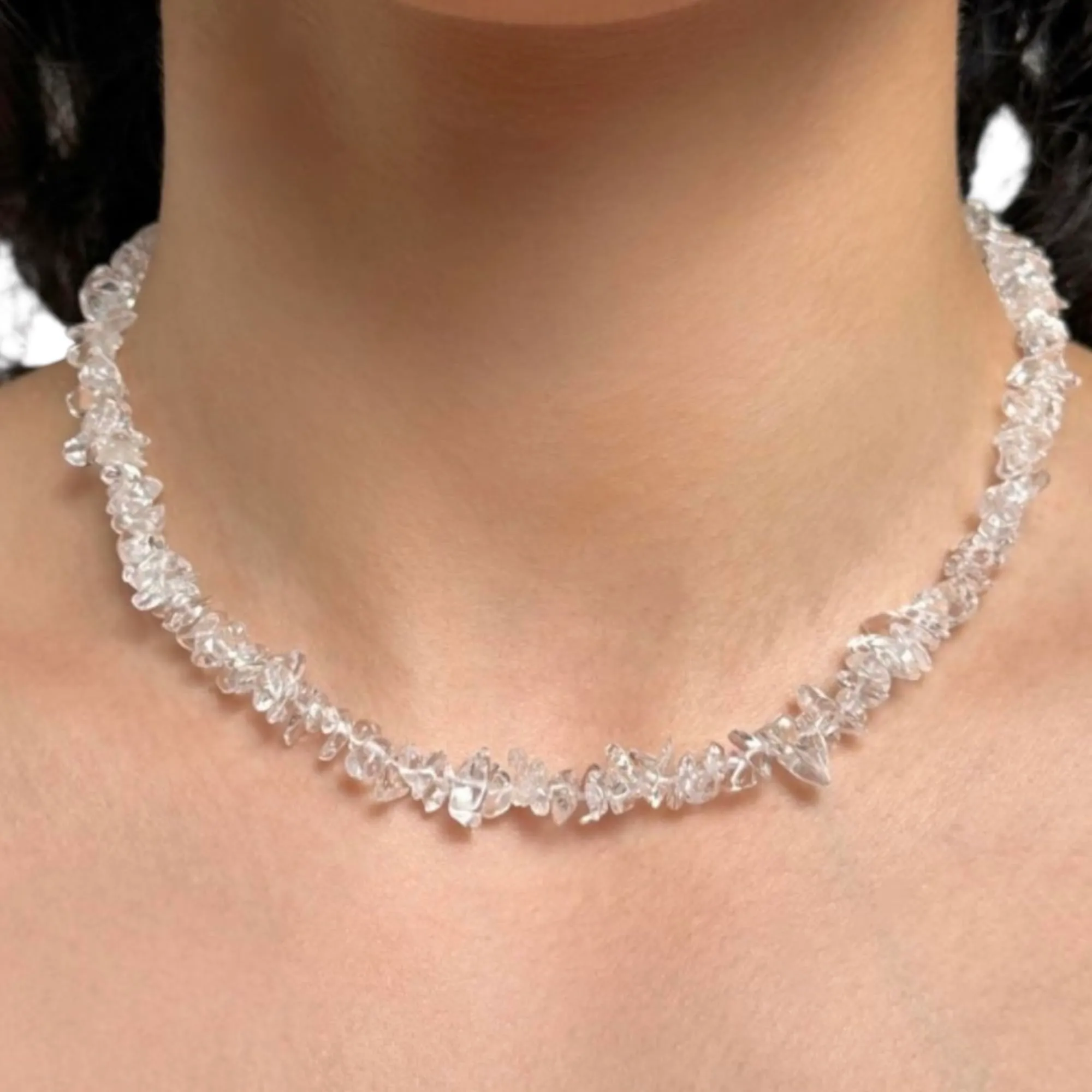 Alchimia Set Bracciale e Collana in Quarzo Ialino - immagine 3