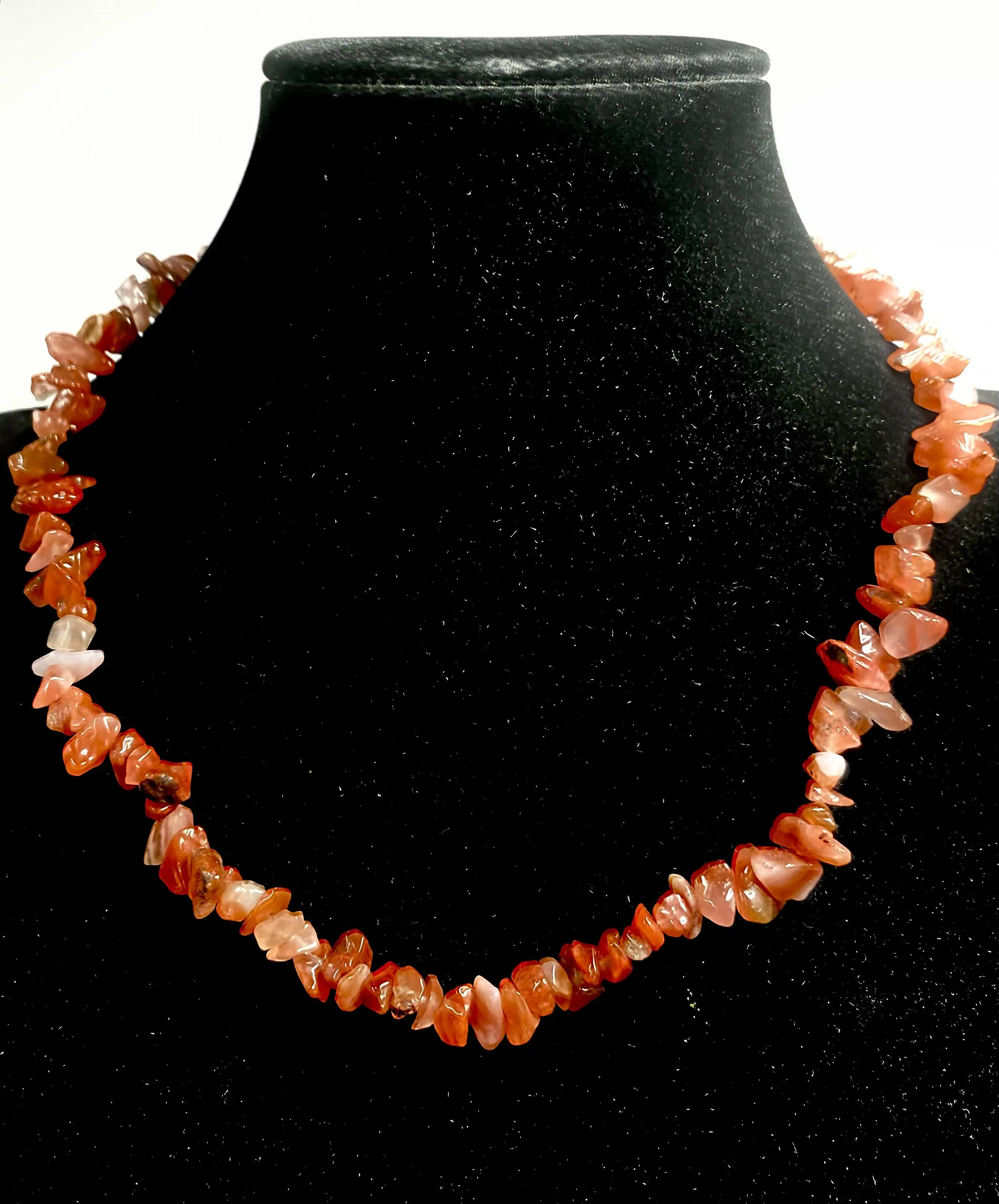 Alchimia Set Collana e Bracciale Elastico in Corniola - immagine 2