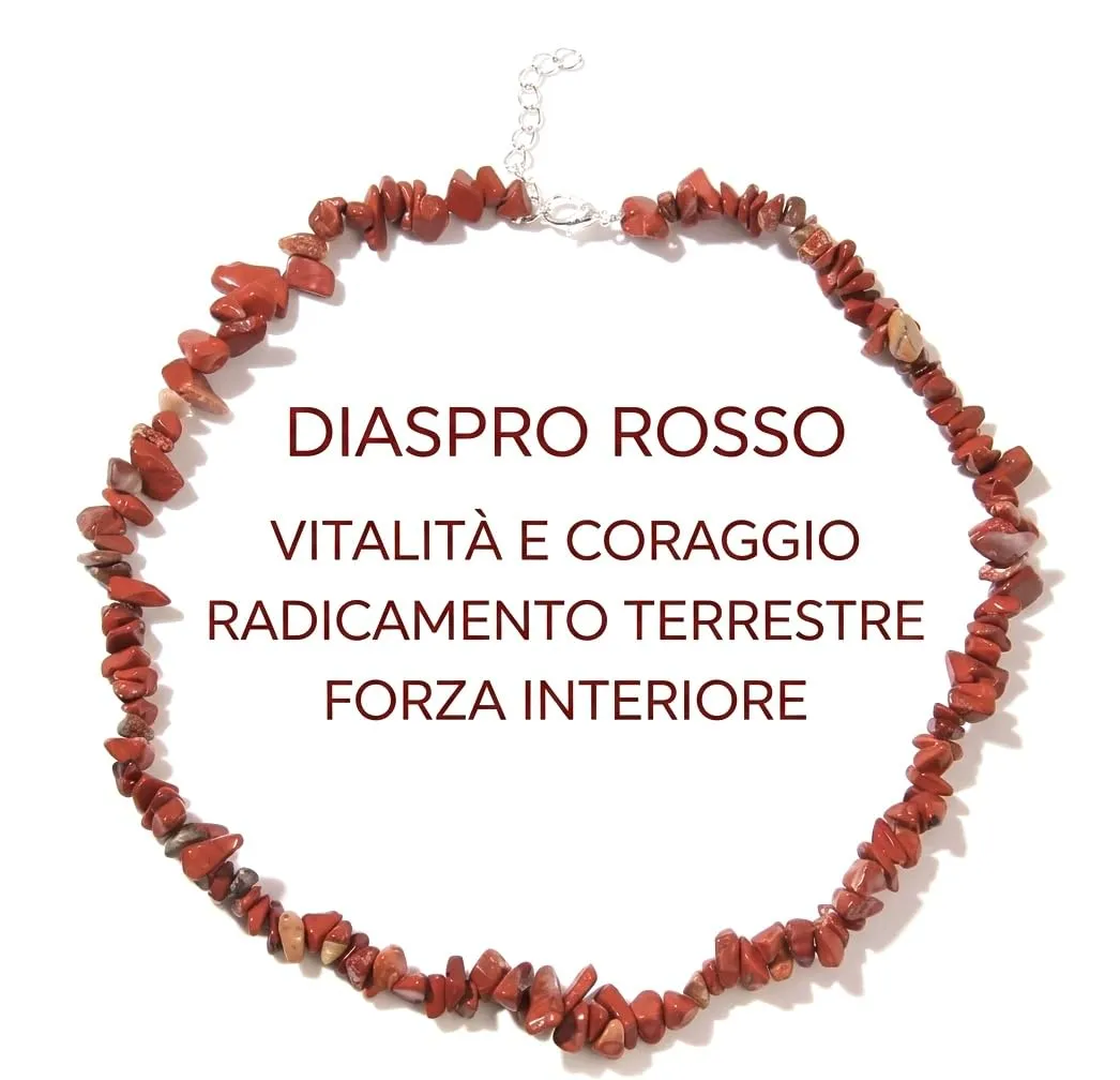 Alchimia Set Bracciale e Collana in Diaspro Rosso - immagine 3