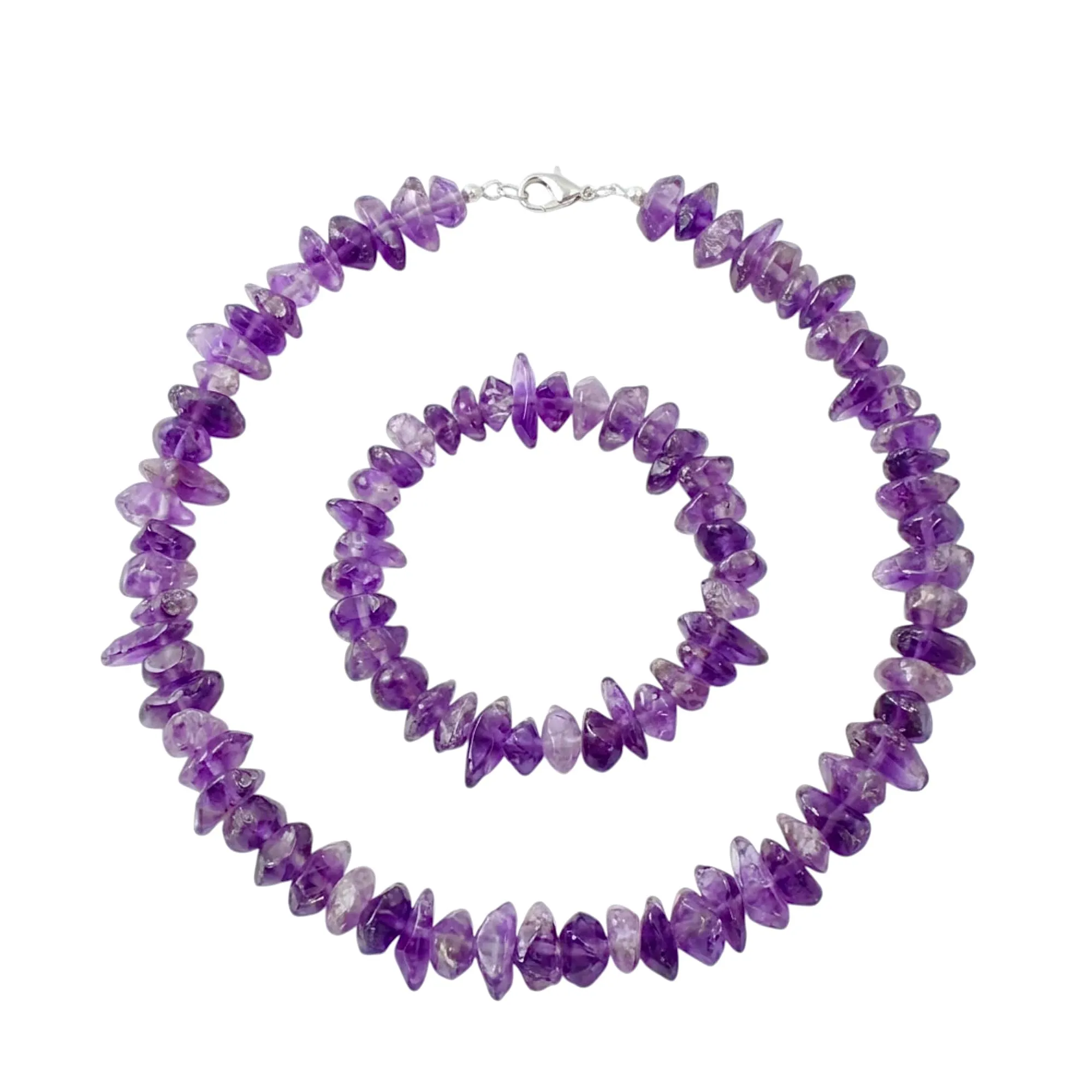 Alchimia Set Bracciale e Collana in Ametista - immagine 9