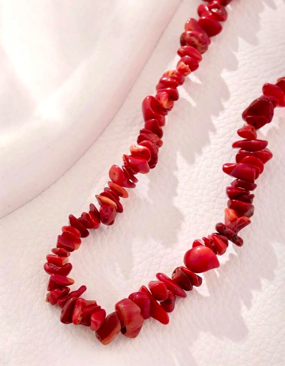 Alchimia Set Bracciale e Collana in Corallo Bamboo - immagine 4