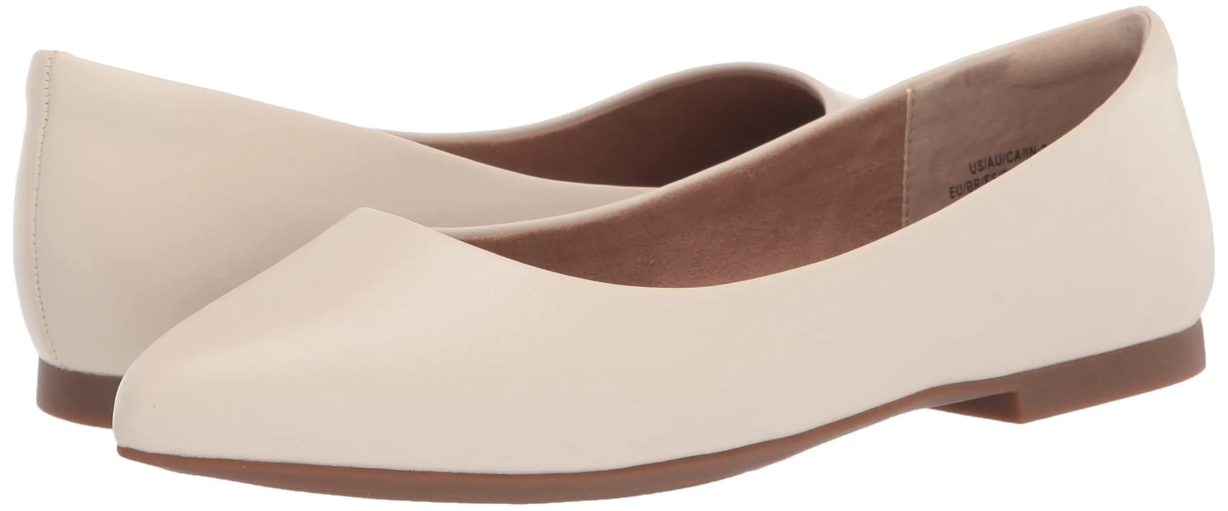 Amazon Essentials Ballerine Basse Donna, Avorio, 39.5 EU Larga - immagine 7