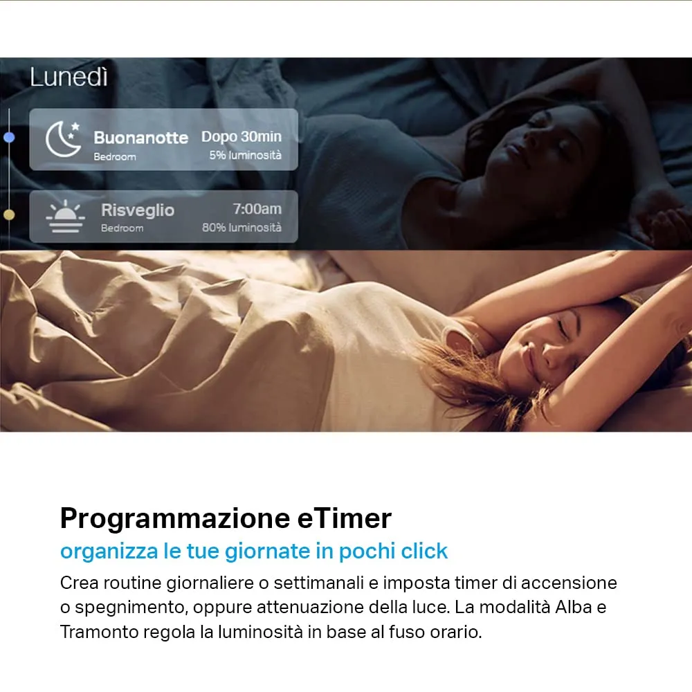 Tapo L520E Lampadina Smart WiFi E27 Bianco 4000K 806lm - immagine 5