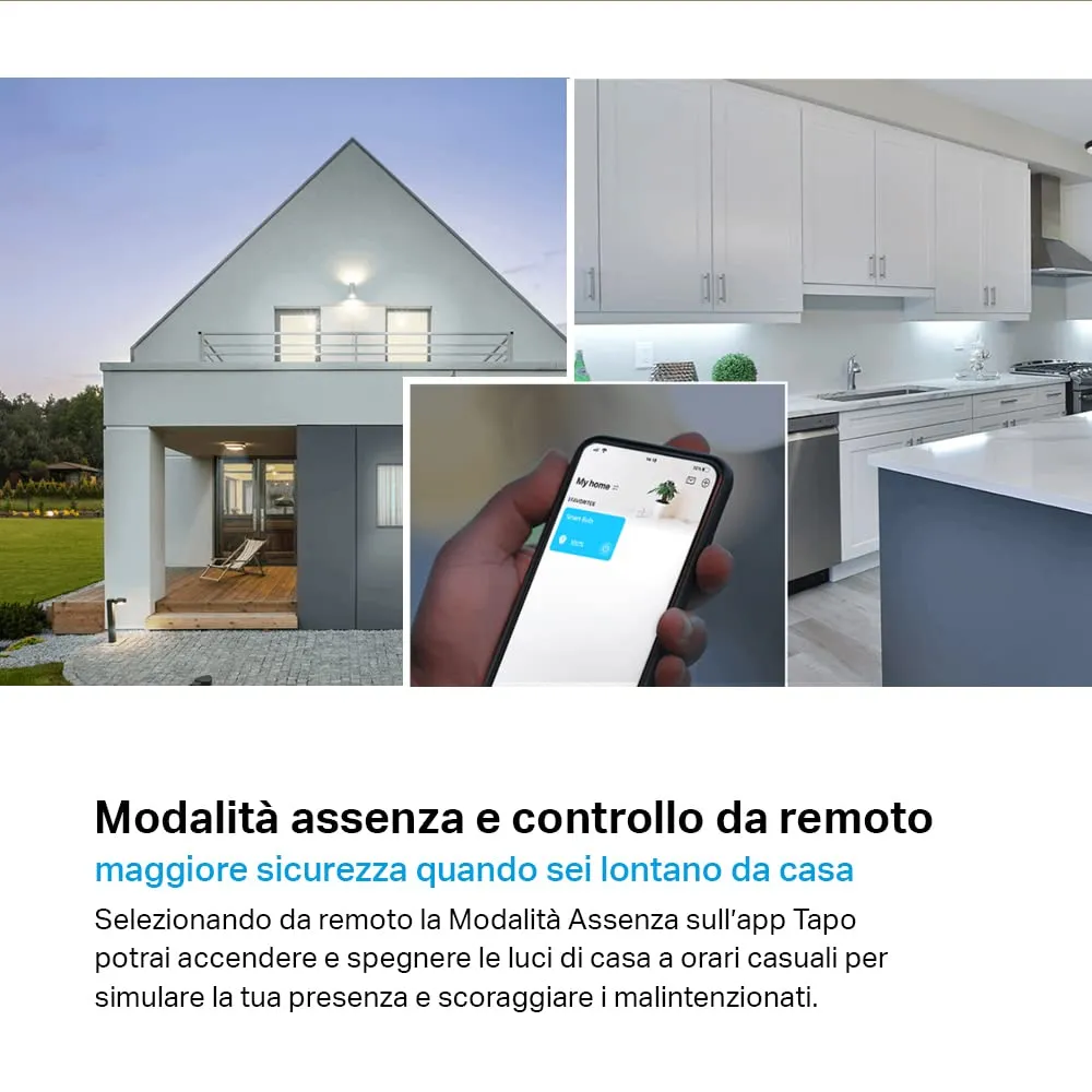 Tapo L520E Lampadina Smart WiFi E27 Bianco 4000K 806lm - immagine 6