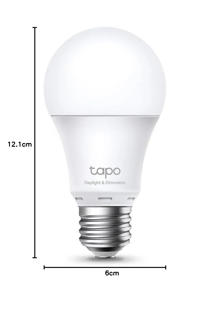 Tapo L520E Lampadina Smart WiFi E27 Bianco 4000K 806lm - immagine 8