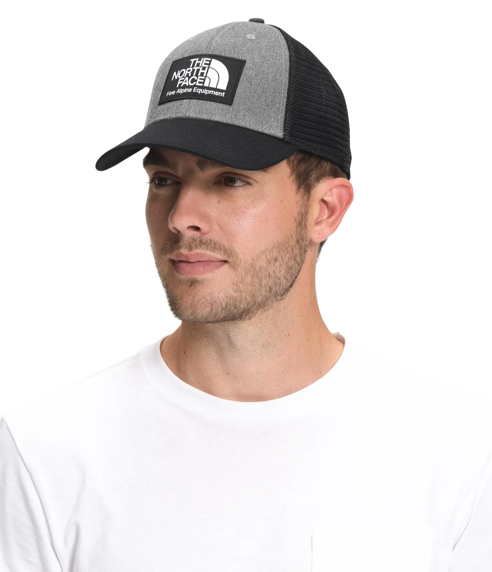 The North Face Mudder Trucker Hat - TNF Black/TNF Medium Grey Heather, One Size - immagine 5