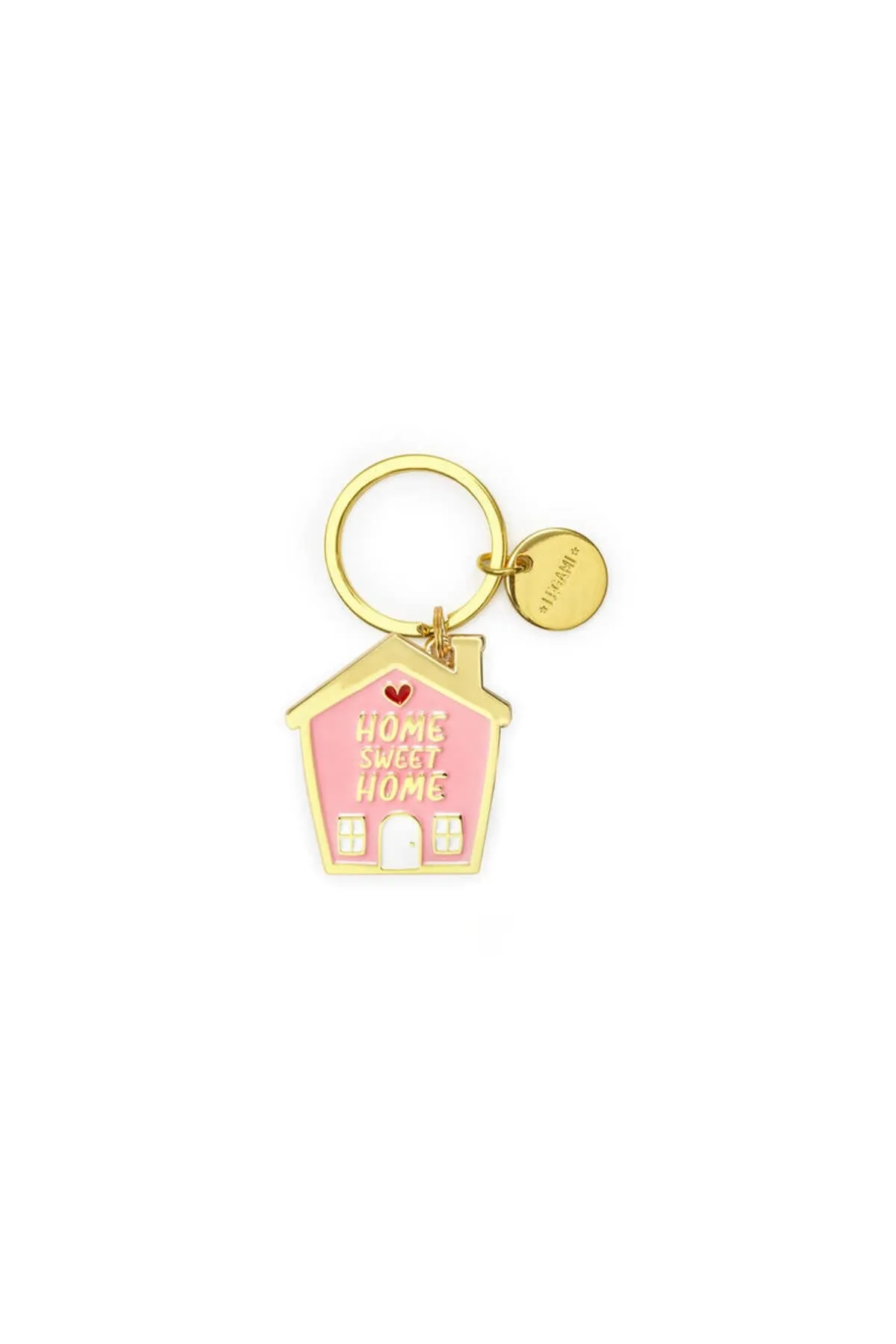 Legami What a Key Ring! Portachiavi in Metallo Smaltato House, Zinco, 7 cm - immagine 1