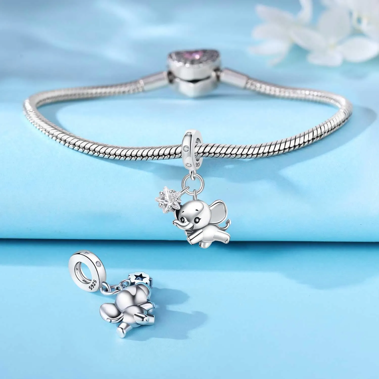 NUJIFFY Ciondoli Animali in Argento Sterling 925 per Donna - immagine 2