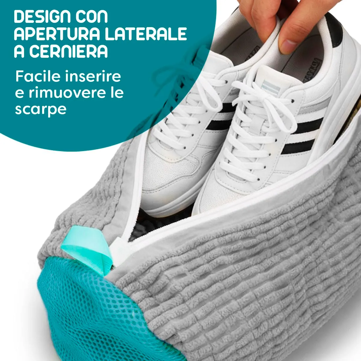 ZENO Shoe Washing Bag, 2 Pezzi - immagine 5