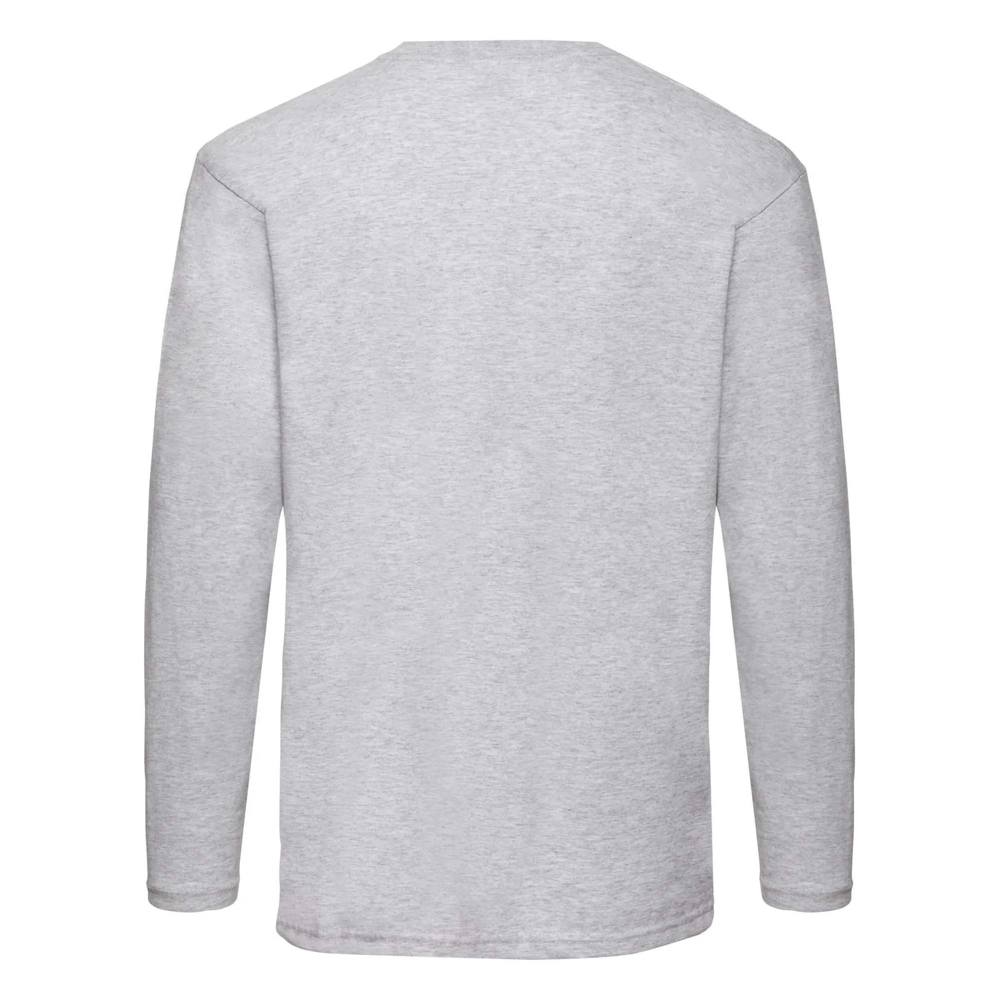 Fruit of the Loom Maglietta a Maniche Lunghe, Heather, XXL - immagine 2