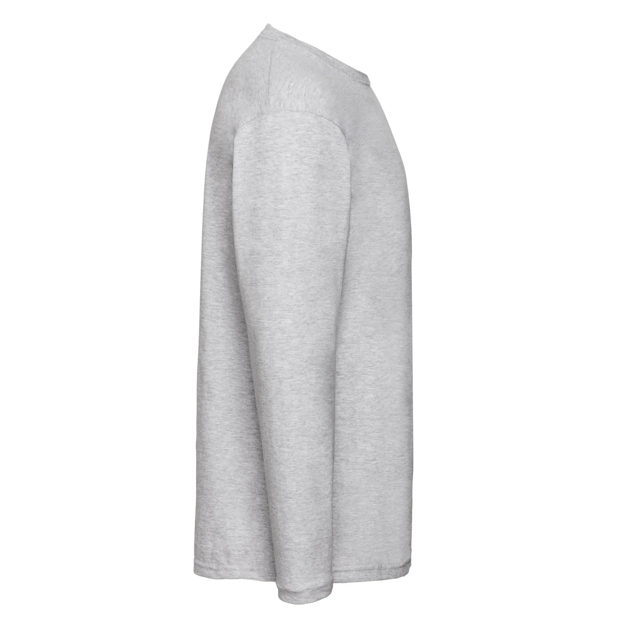 Fruit of the Loom Maglietta a Maniche Lunghe, Heather, XXL - immagine 3