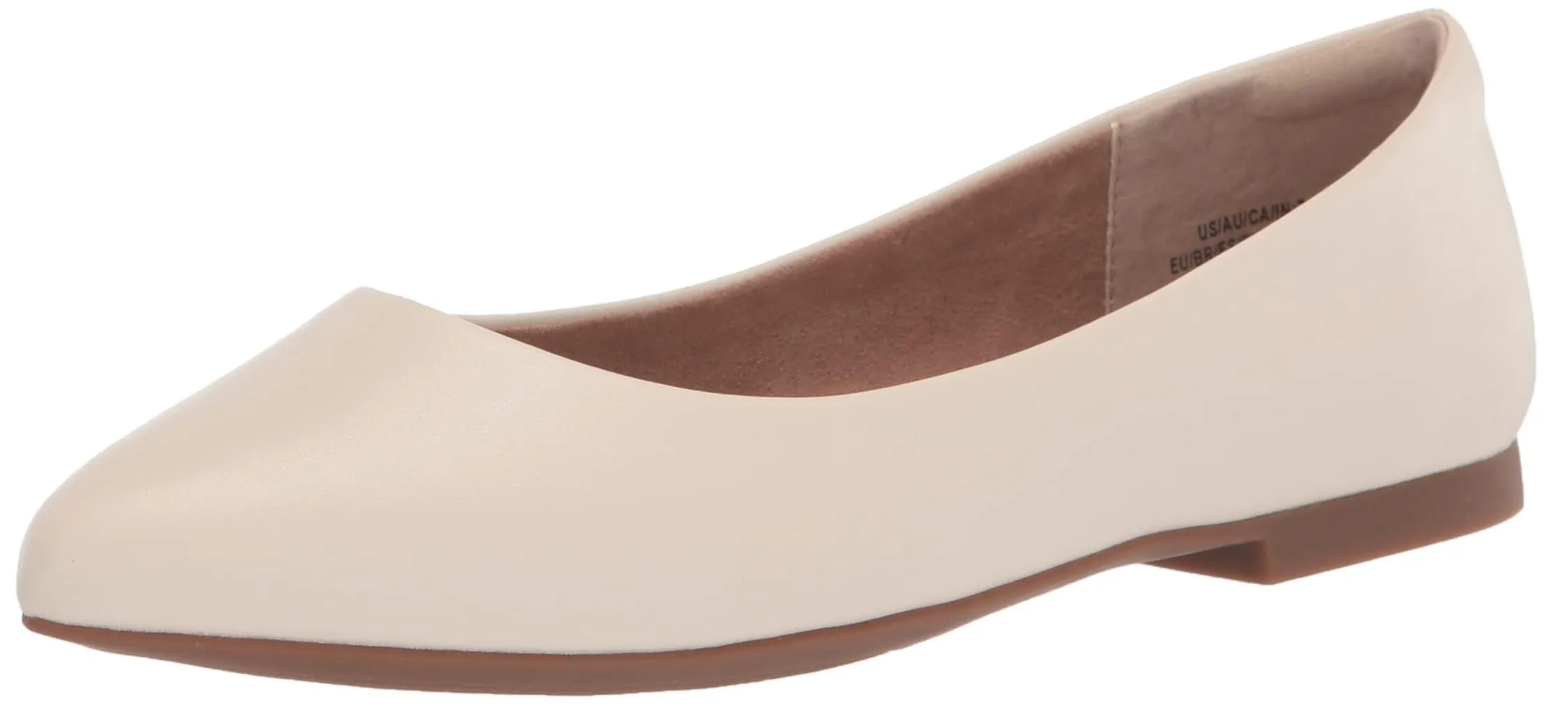 Amazon Essentials Ballerine Basse Donna, Avorio, 40 EU Larga - immagine 1