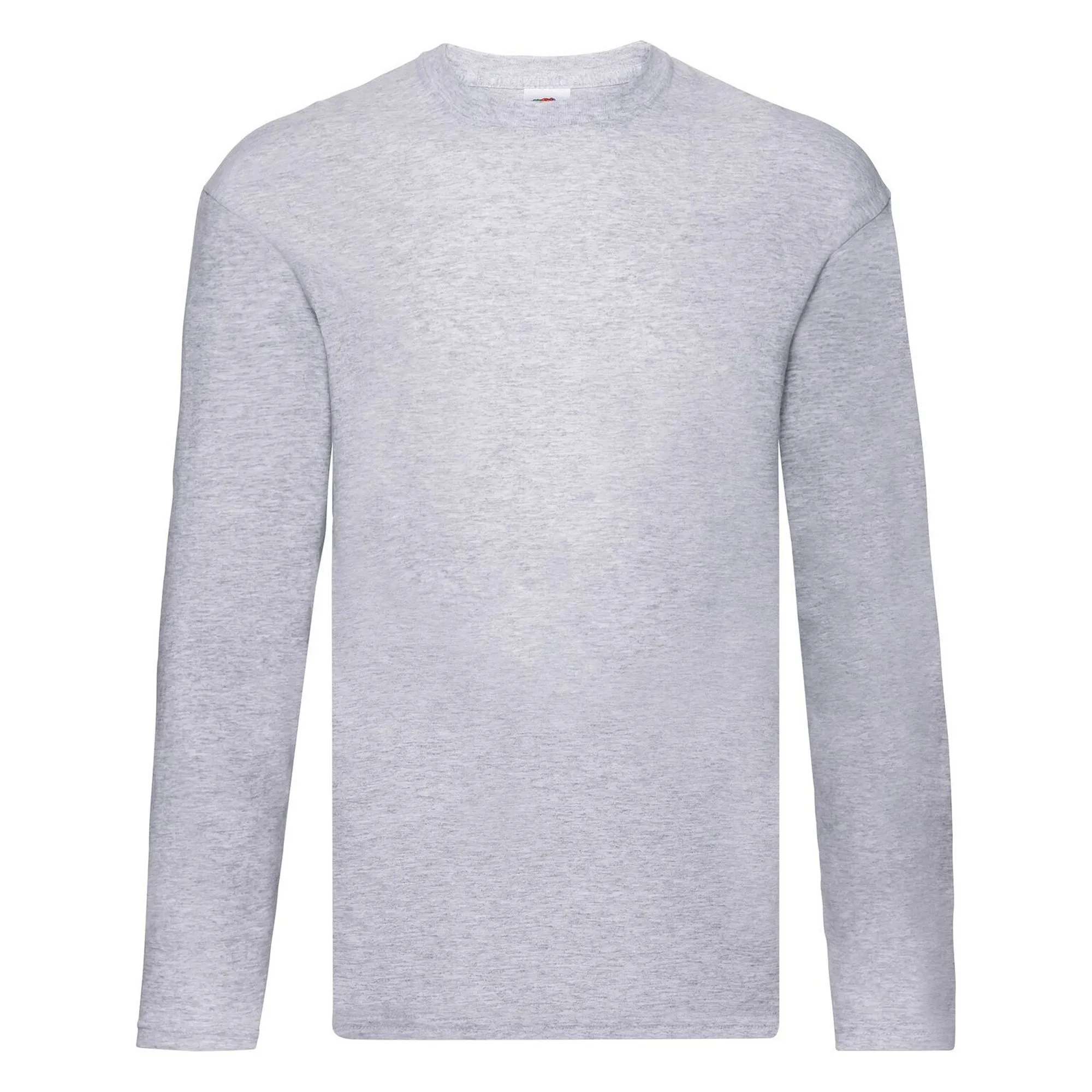 Fruit of the Loom Long Sleeve Valueweight Tee, Heather Grey, Medium - immagine 7