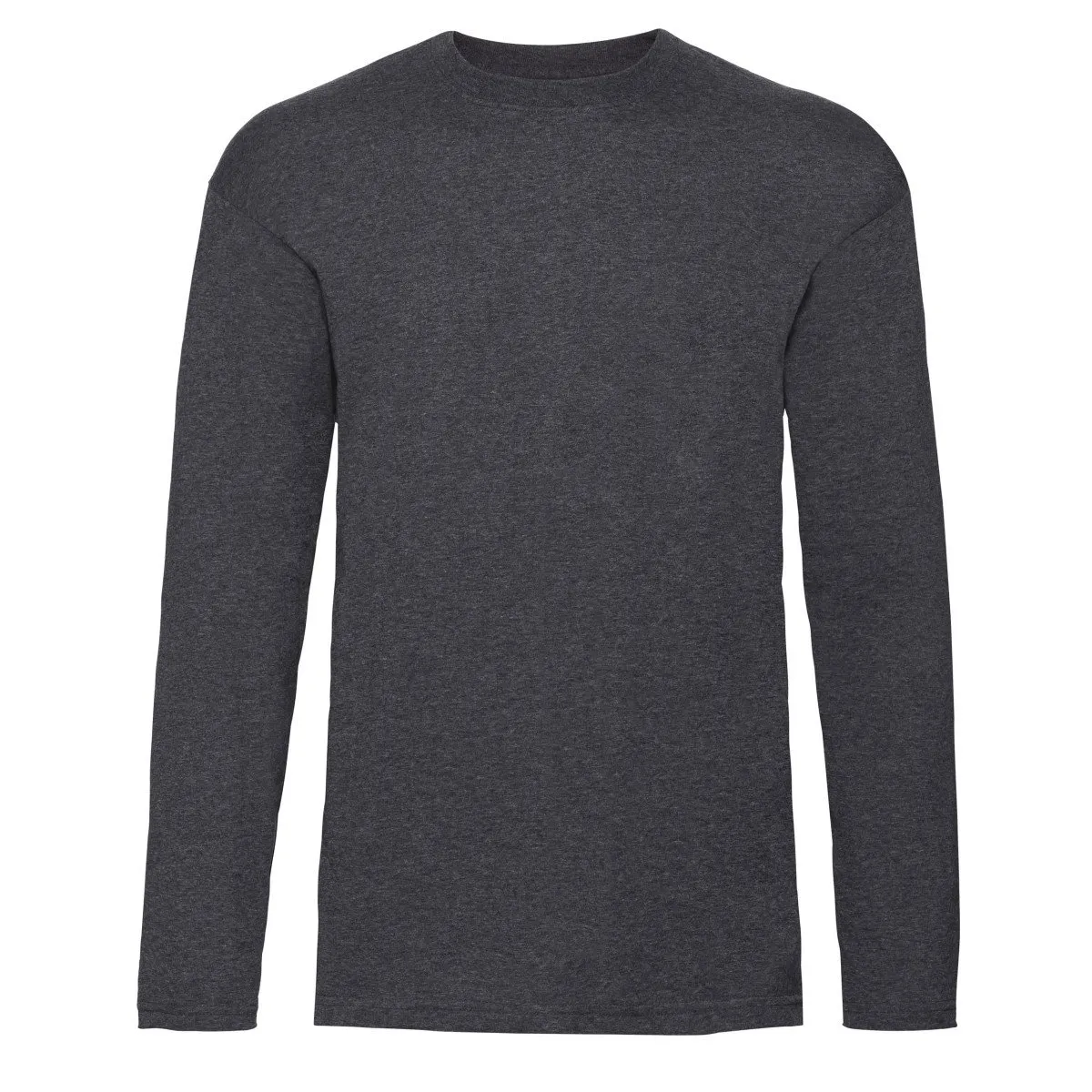 Fruit of the Loom Valueweight Long Sleeve Tee, Nero, XL - immagine 2
