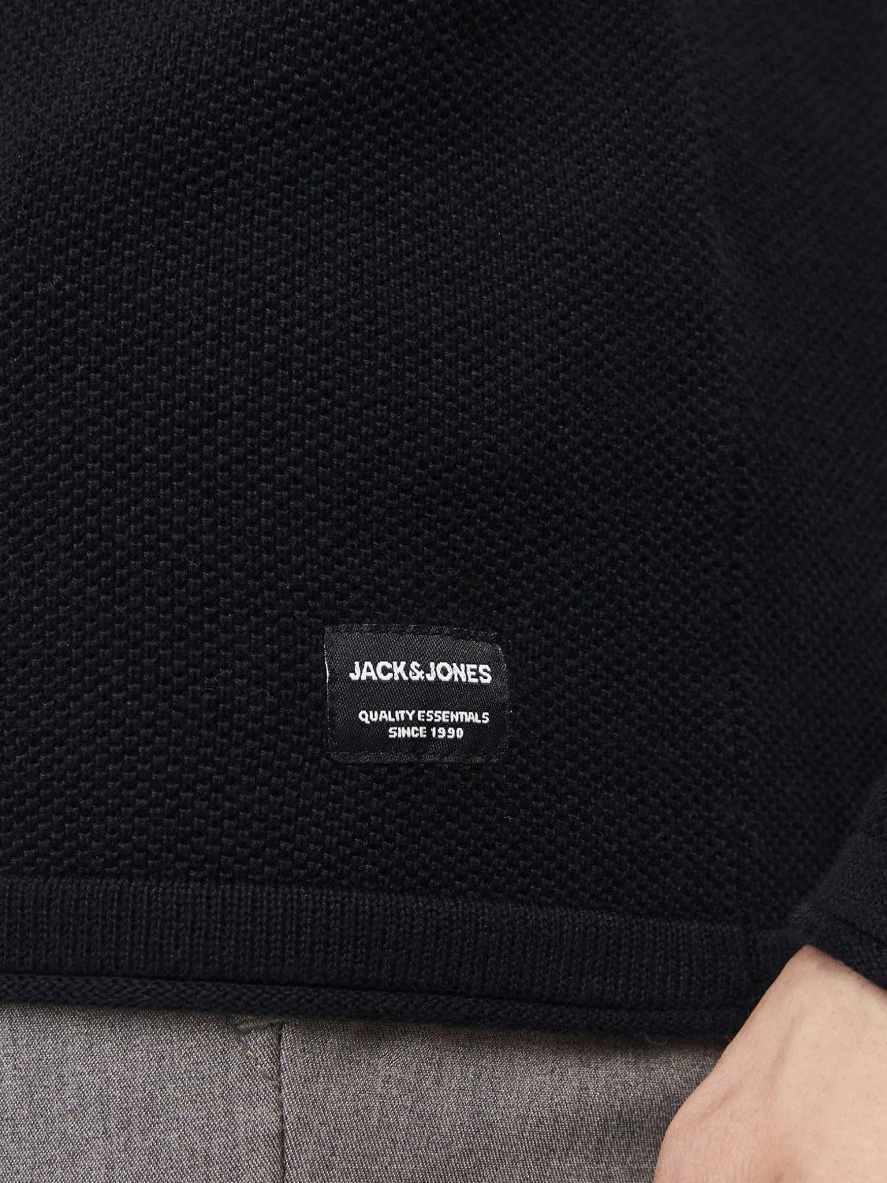 Jack & Jones JJEHILL Knit Crew Neck Noos Sweater - Black - XS - immagine 7