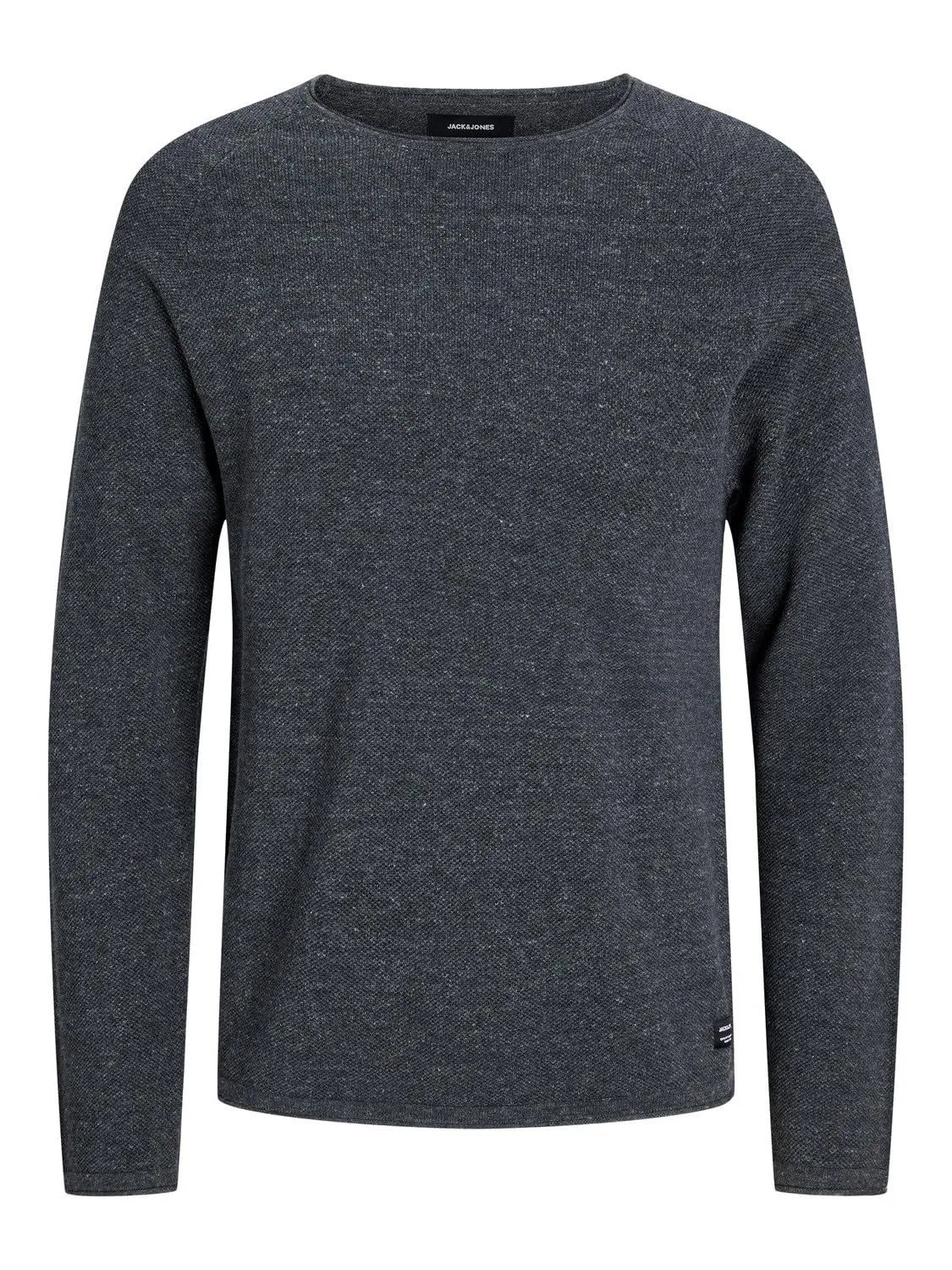 Jack & Jones JJEHILL Knit Crew Neck Noos Sweater - Dark Grey Melange - XS - immagine 1