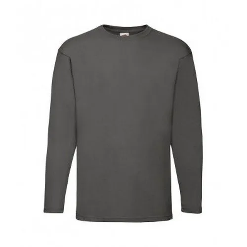 Fruit of the Loom Maglia a maniche lunghe uomo tinta unita scollo rotondo Blu scuro XL - immagine 9