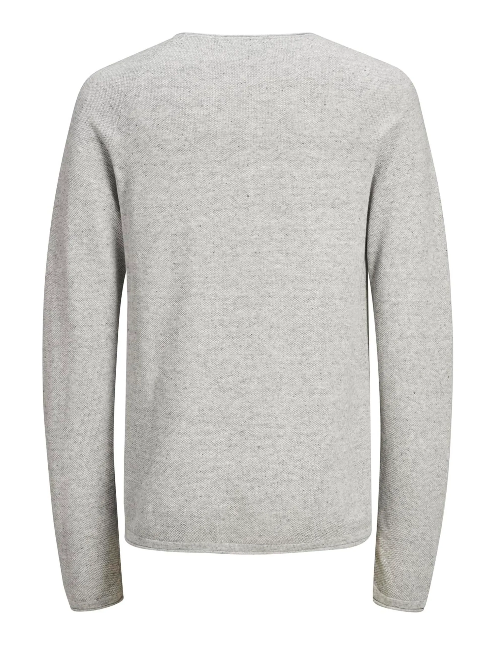 Jack & Jones JJEHILL Knit Crew Neck NOOS Sweater - Light Grey Melange, XL - immagine 4