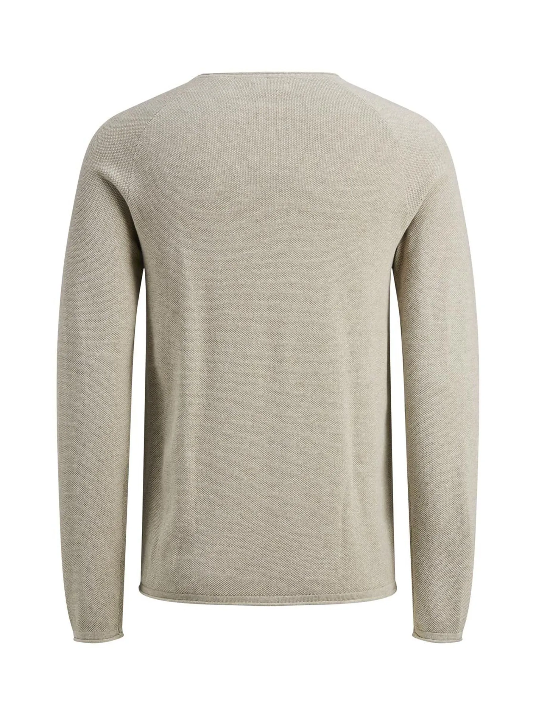 Jack & Jones JJEHILL Knit Crew Neck NOOS Sweater - Oatmeal Melange, XS - immagine 4