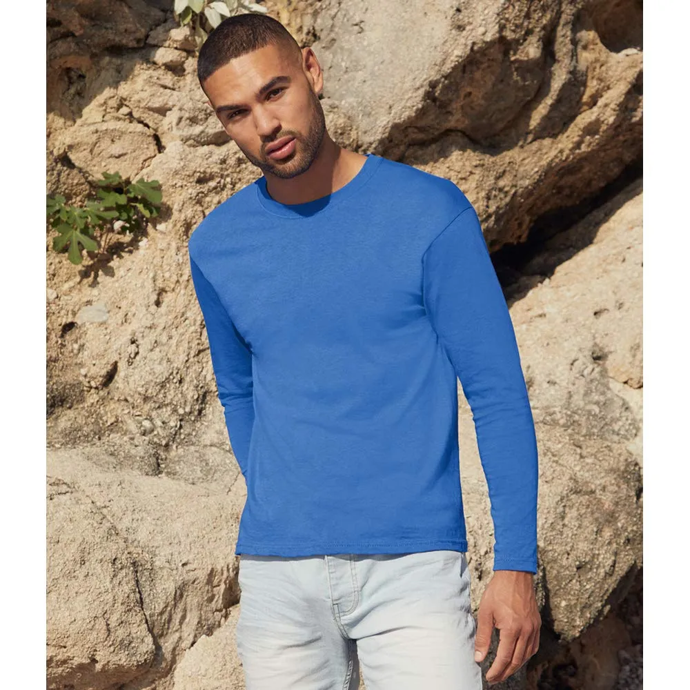 Fruit of the Loom Valueweight Long Sleeve Tee, Heather Grey, Small - immagine 2