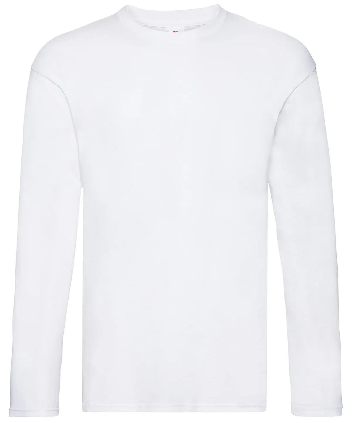 Fruit of the Loom Valueweight Long Sleeve Tee, White, Medium - immagine 1