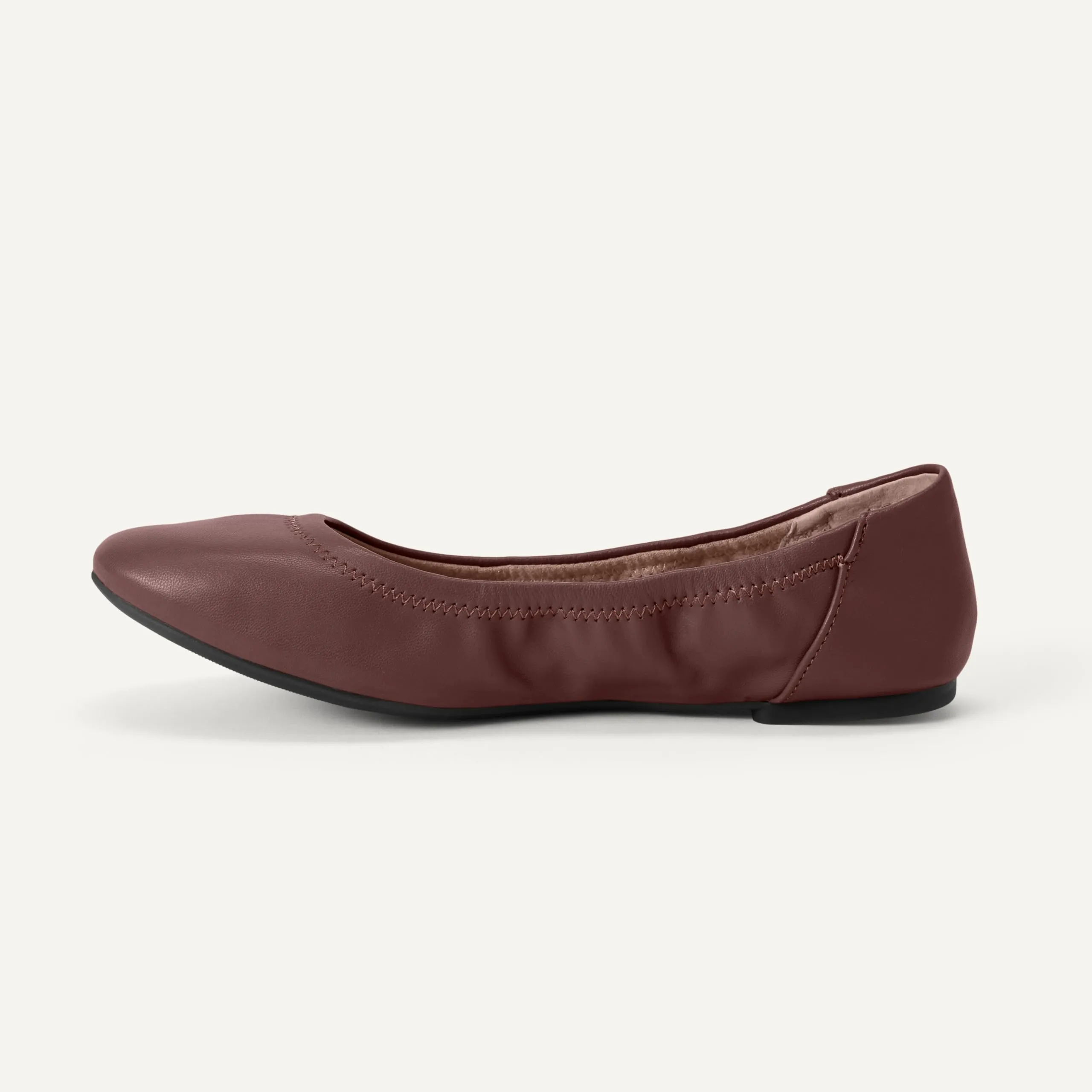 Amazon Essentials Ballerine Slip-on Donna, Marrone Intenso, 44 EU - immagine 3