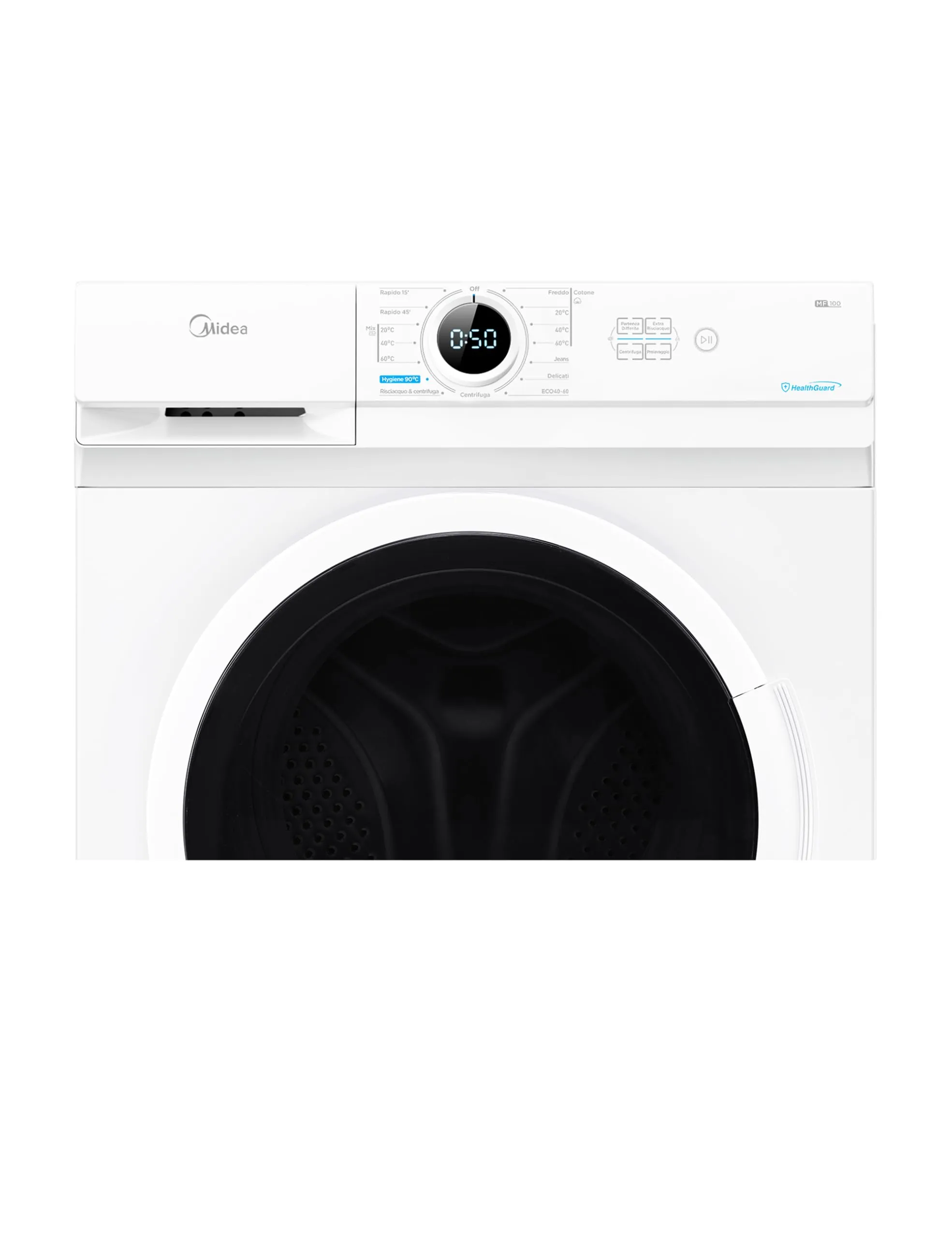 Midea Lavatrice Slim 7 kg 1200 Giri 40 cm MFL70-U1201/C33E-EU(ND) - immagine 2