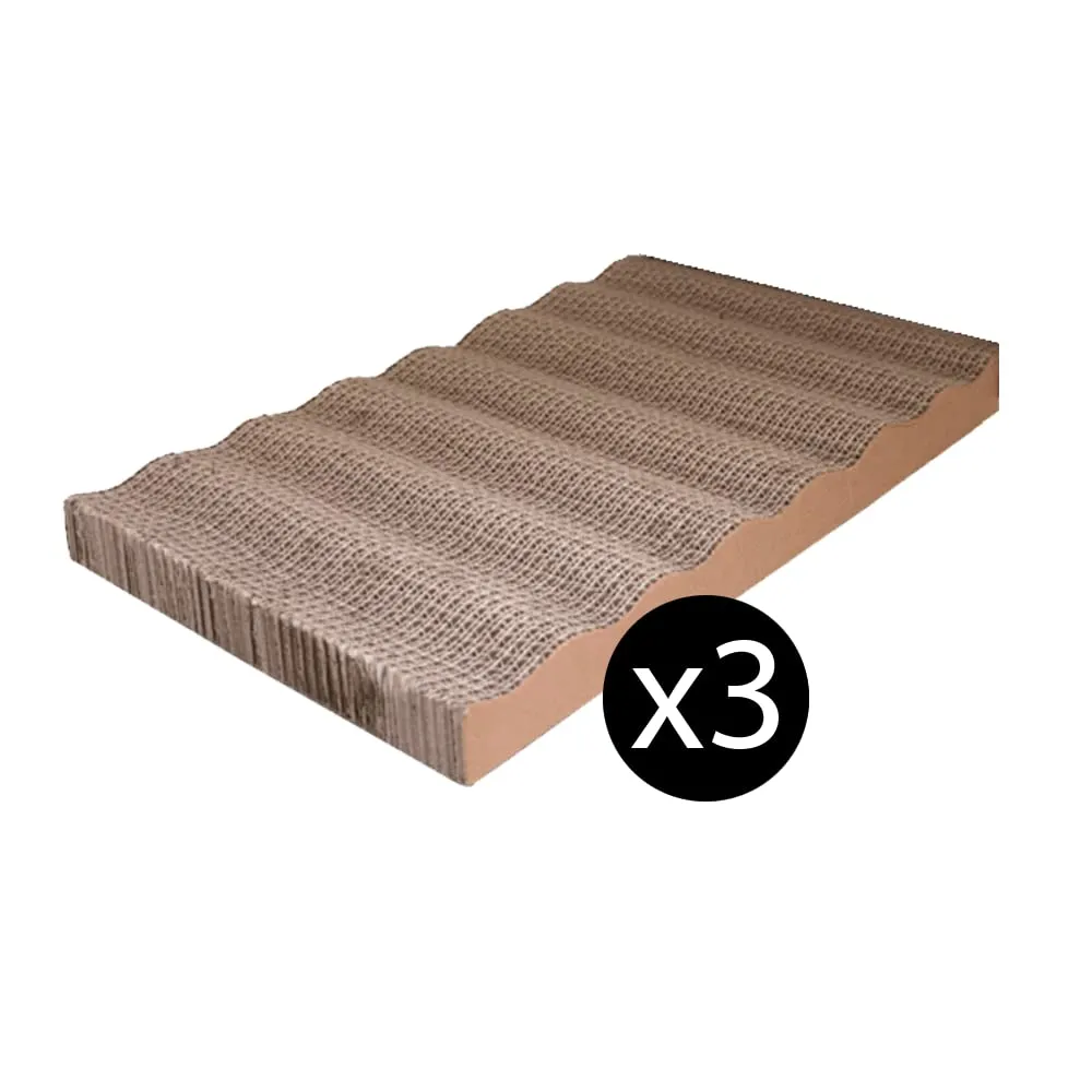 Croci Acquario Tiragraffi per Gatti in Cartone 6 in 1, 44x28x10 cm - immagine 4
