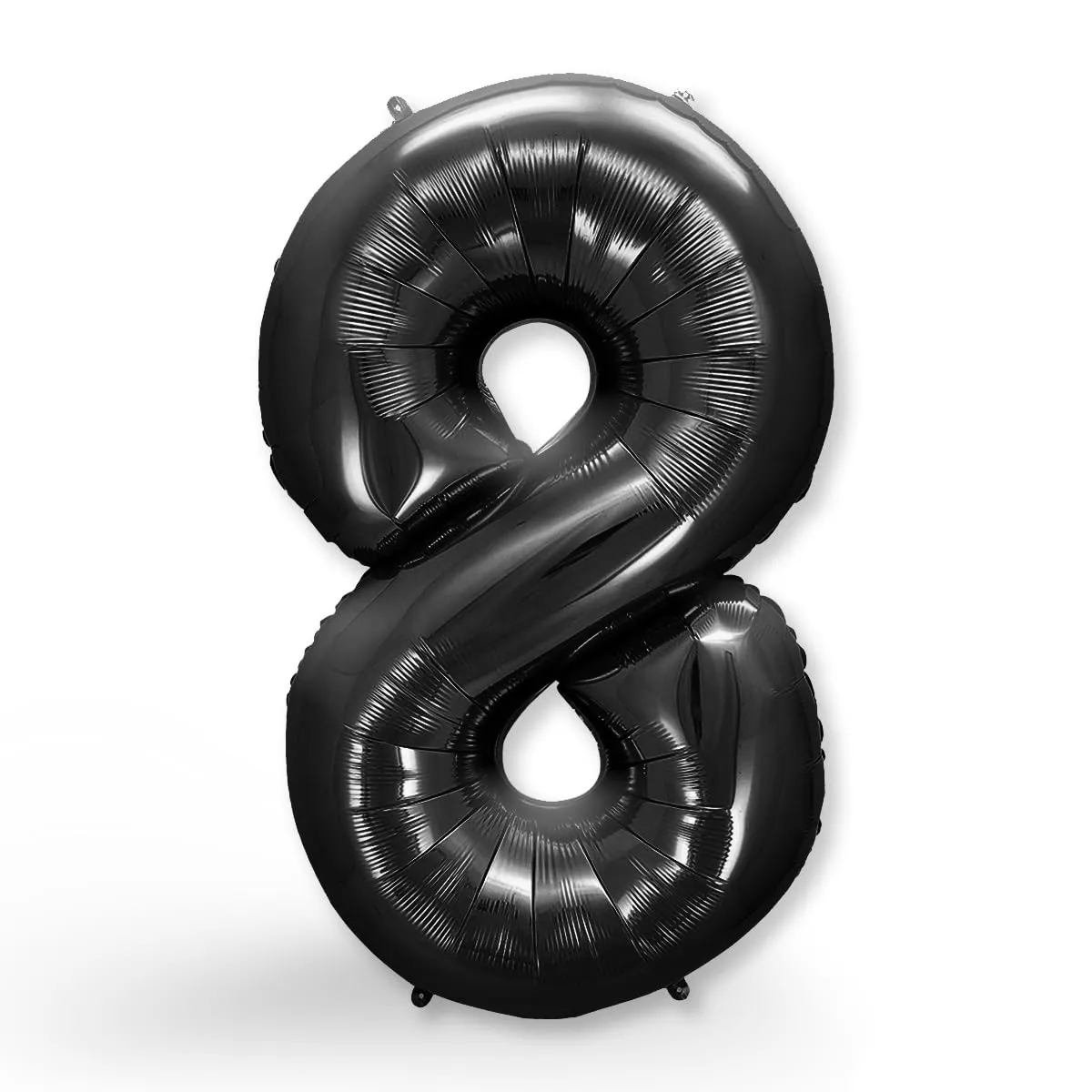 FUNXGO Palloncino Numero 8 Nero per Compleanno - immagine 1