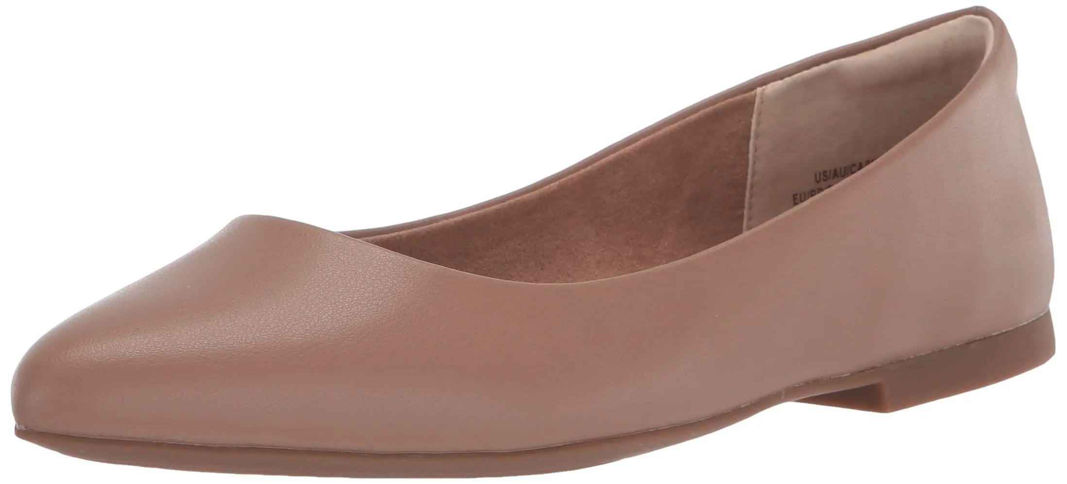 Amazon Essentials Ballerine da donna a punta, Marrone, 43 EU - immagine 1