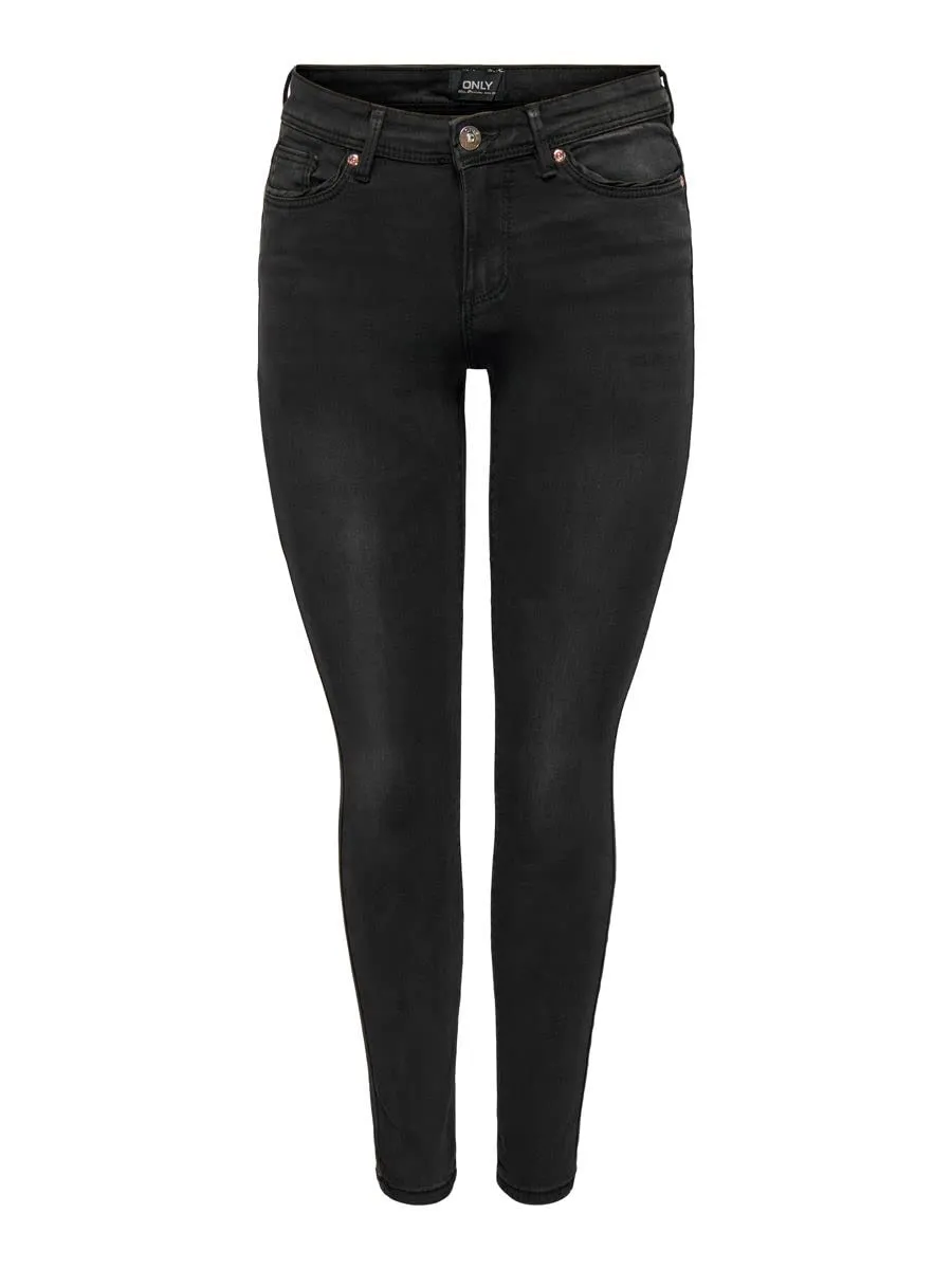 ONLY Vita Media Skinny Fit Jeans Nero L/34 - immagine 1