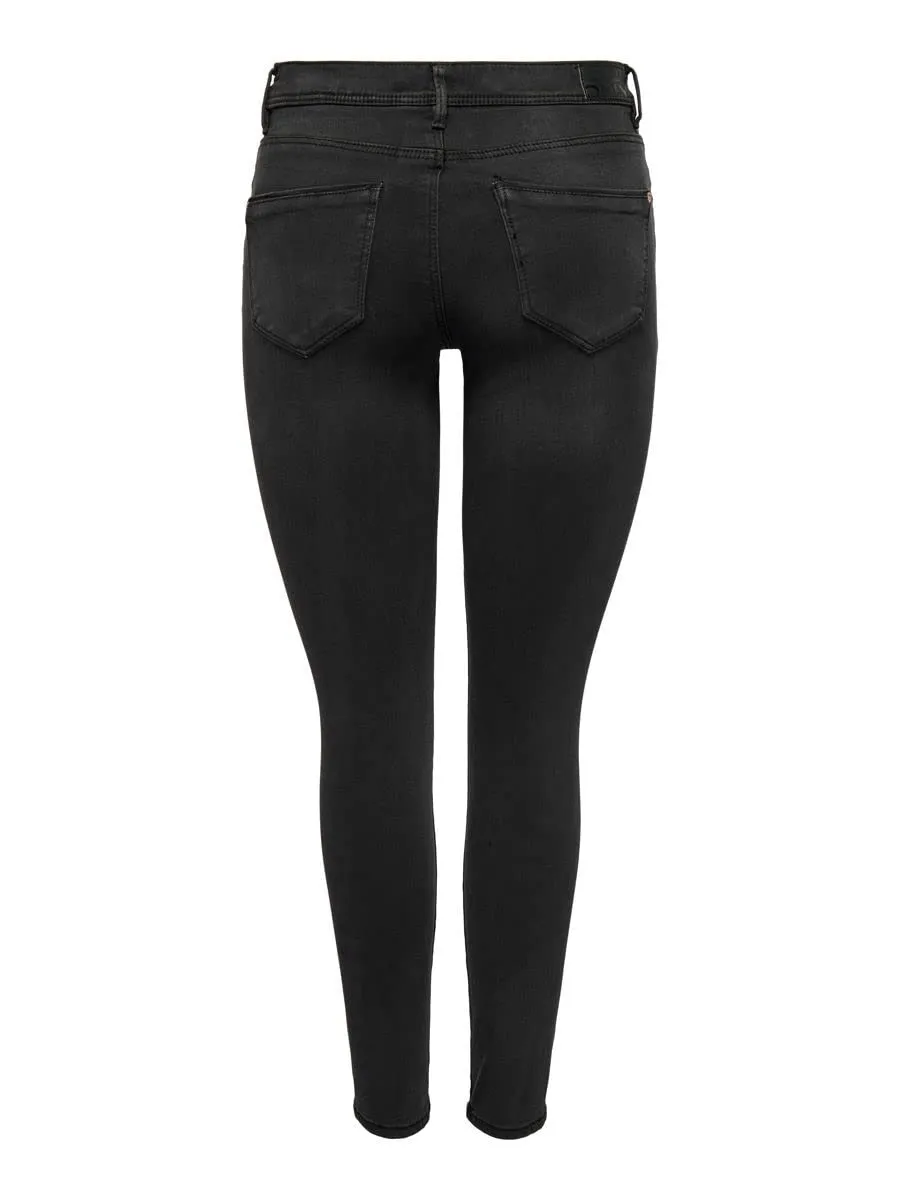ONLY Vita Media Skinny Fit Jeans Nero L/34 - immagine 4