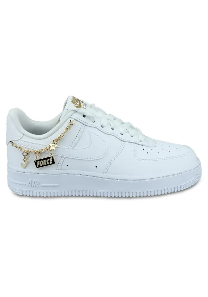 Nike Air Force 1 '07 LX DD1525-100 White/White-Metallic Gold-FLT Gold EU 38 - immagine 1