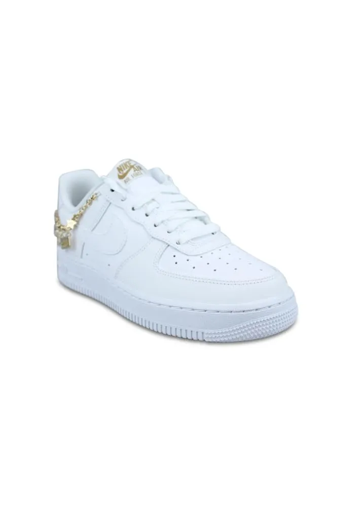 Nike Air Force 1 '07 LX DD1525-100 White/White-Metallic Gold-FLT Gold EU 38 - immagine 3