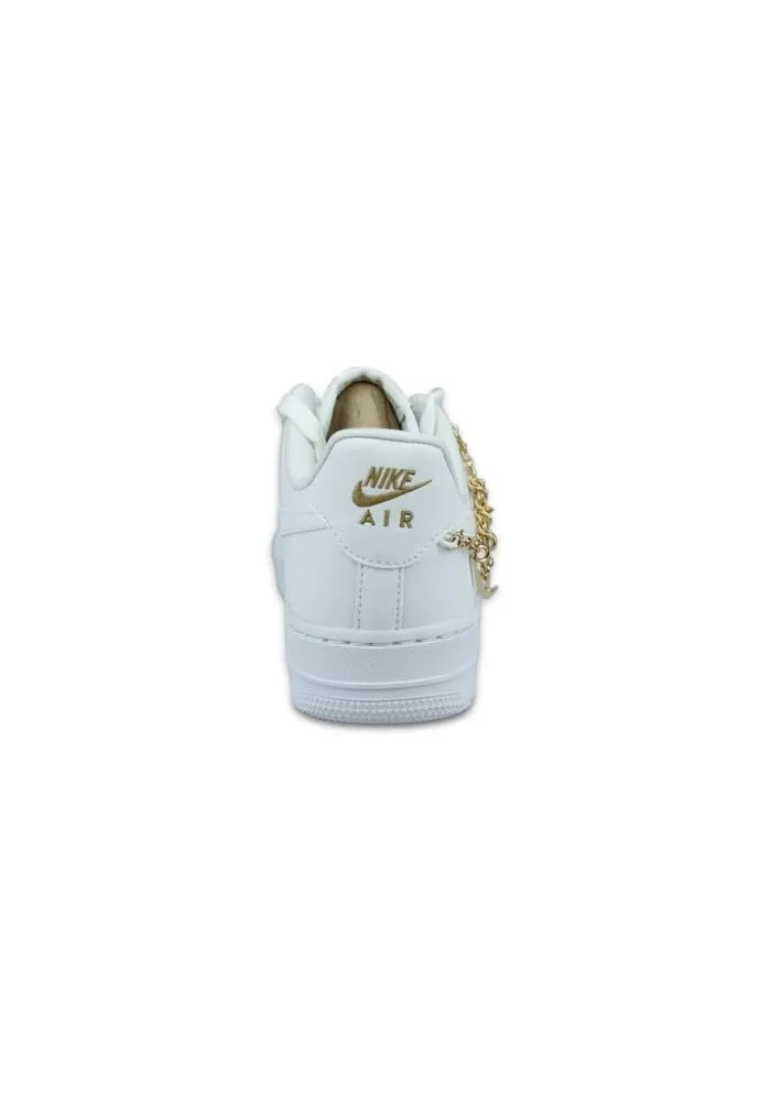 Nike Air Force 1 '07 LX DD1525-100 White/White-Metallic Gold-FLT Gold EU 38 - immagine 5