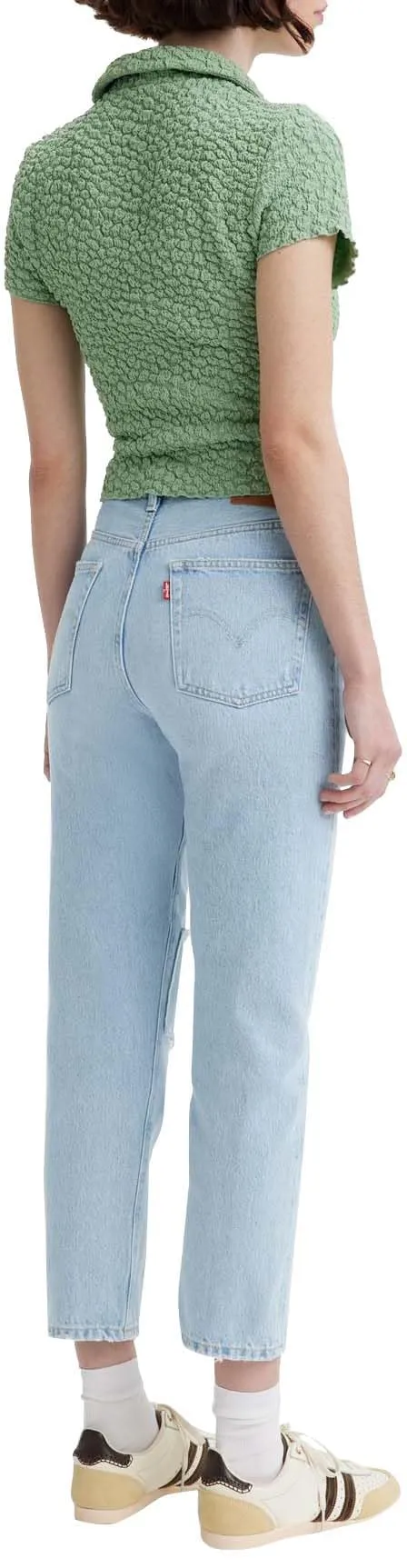 Levi's 501 Crop Jeans Donna, Cheer Camp, 28W / 28L - immagine 2