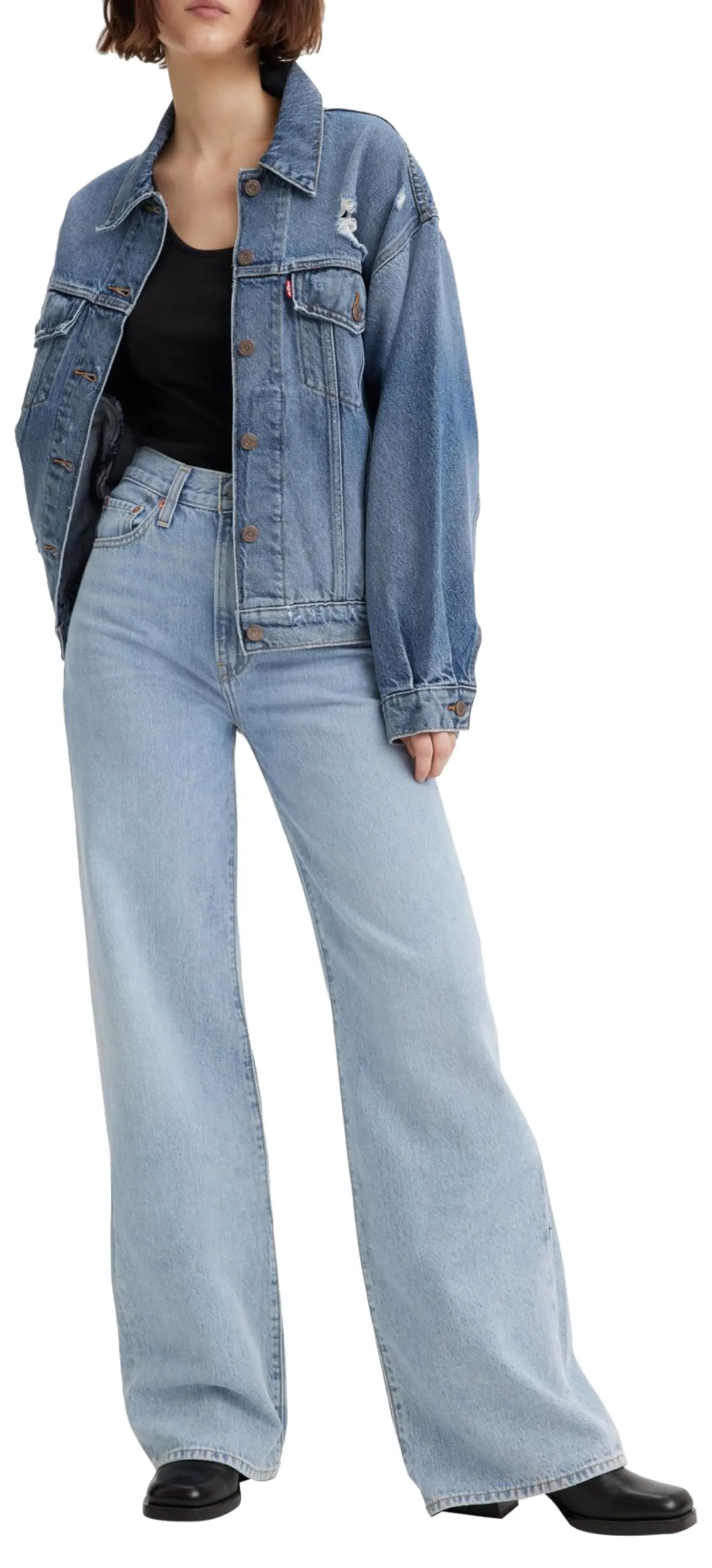 Levi's Ribcage Wide Leg Pants, Far And Wide, 31W / 34L - immagine 8