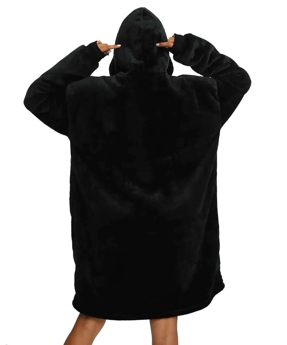 LATH.PIN Coperta da Divano Panda con Cappuccio e Maniche - immagine 6