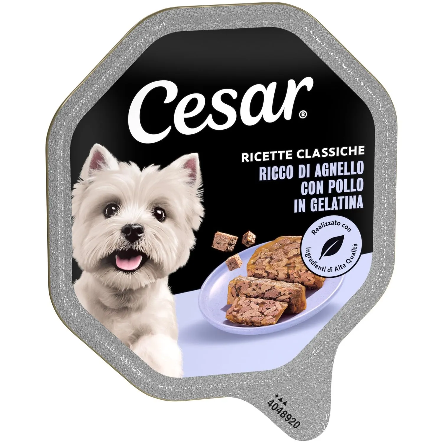 Cesar Ricette Classiche per cani adulti, agnello con pollo, bocconcini in gelatina, 14 x 150 g - immagine 2