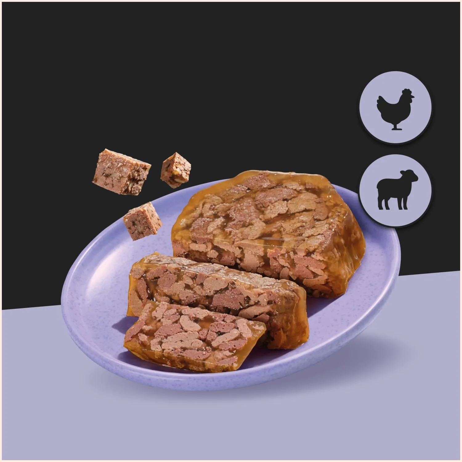 Cesar Ricette Classiche per cani adulti, agnello con pollo, bocconcini in gelatina, 14 x 150 g - immagine 4