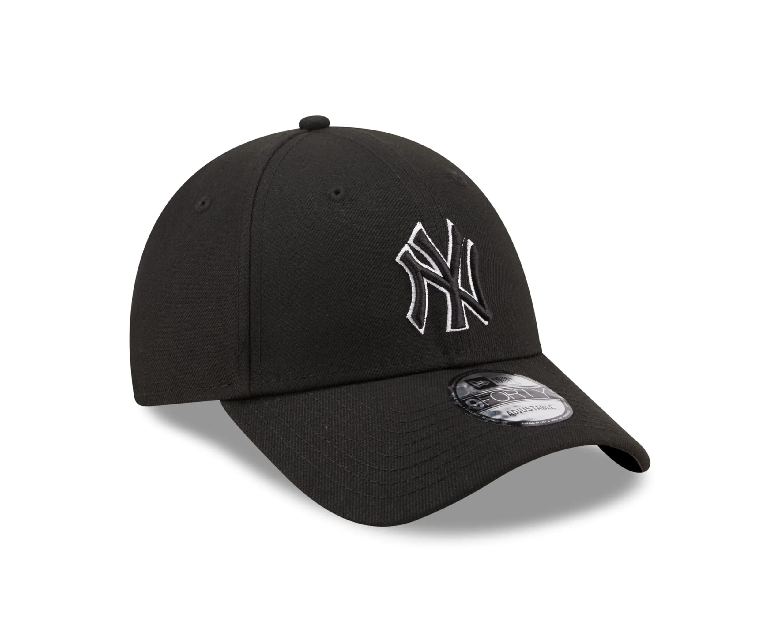 New Era New York Yankees MLB Pop Outline 9Forty Adjustable Hat Nero - immagine 3