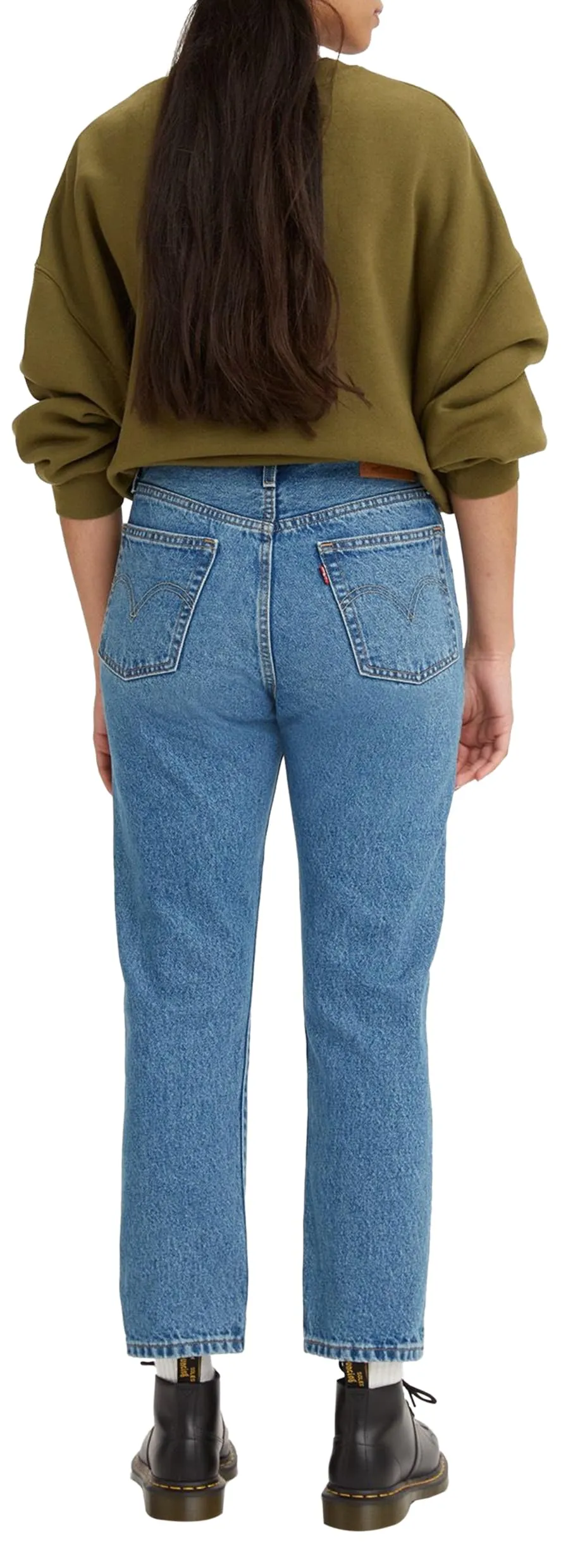 Levi's 501 Crop Jeans Donna, Medium Indigo Worn In, 24W / 28L - immagine 2
