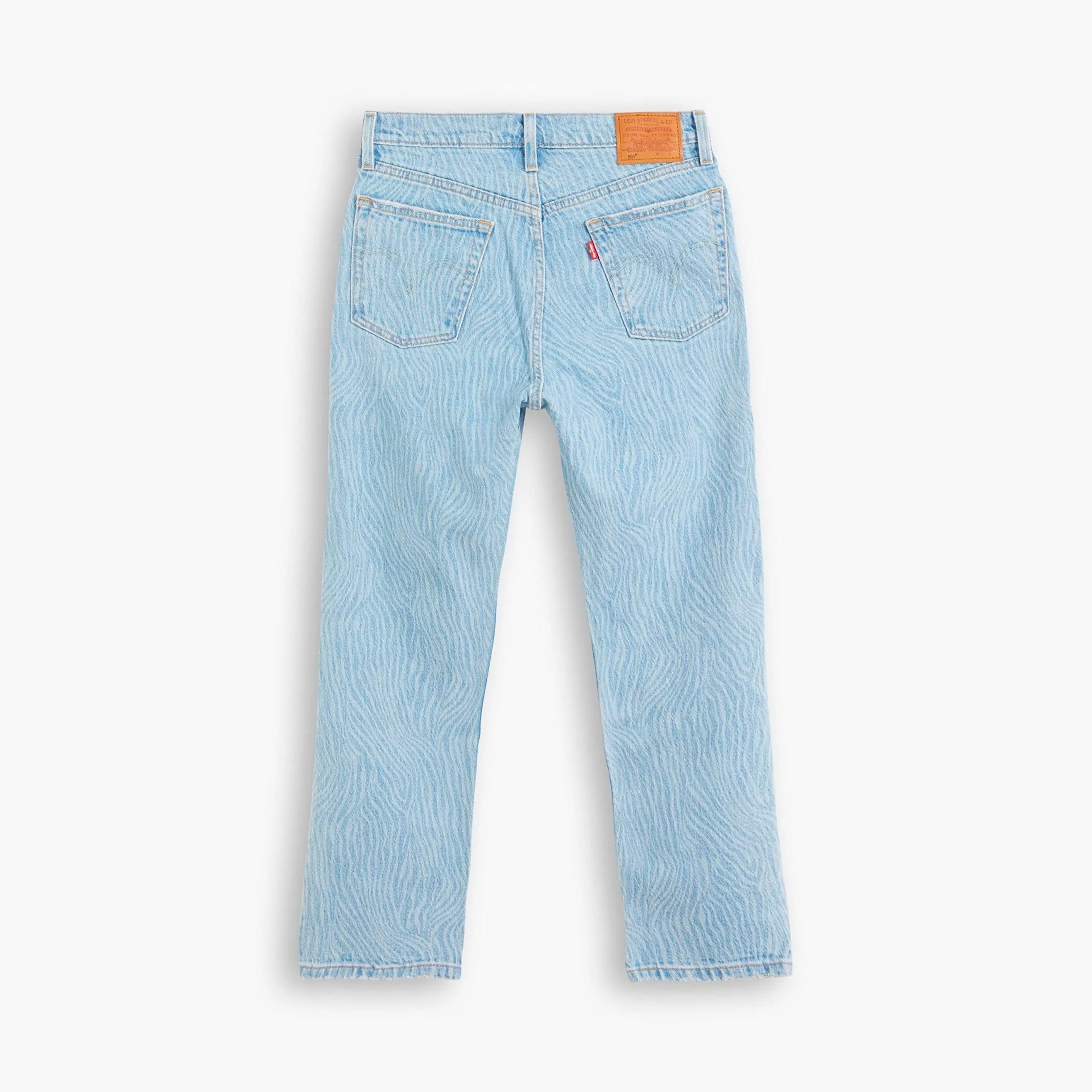 Levi's 501 Crop Jeans Donna, Blue Pattern, 24W / 28L - immagine 5