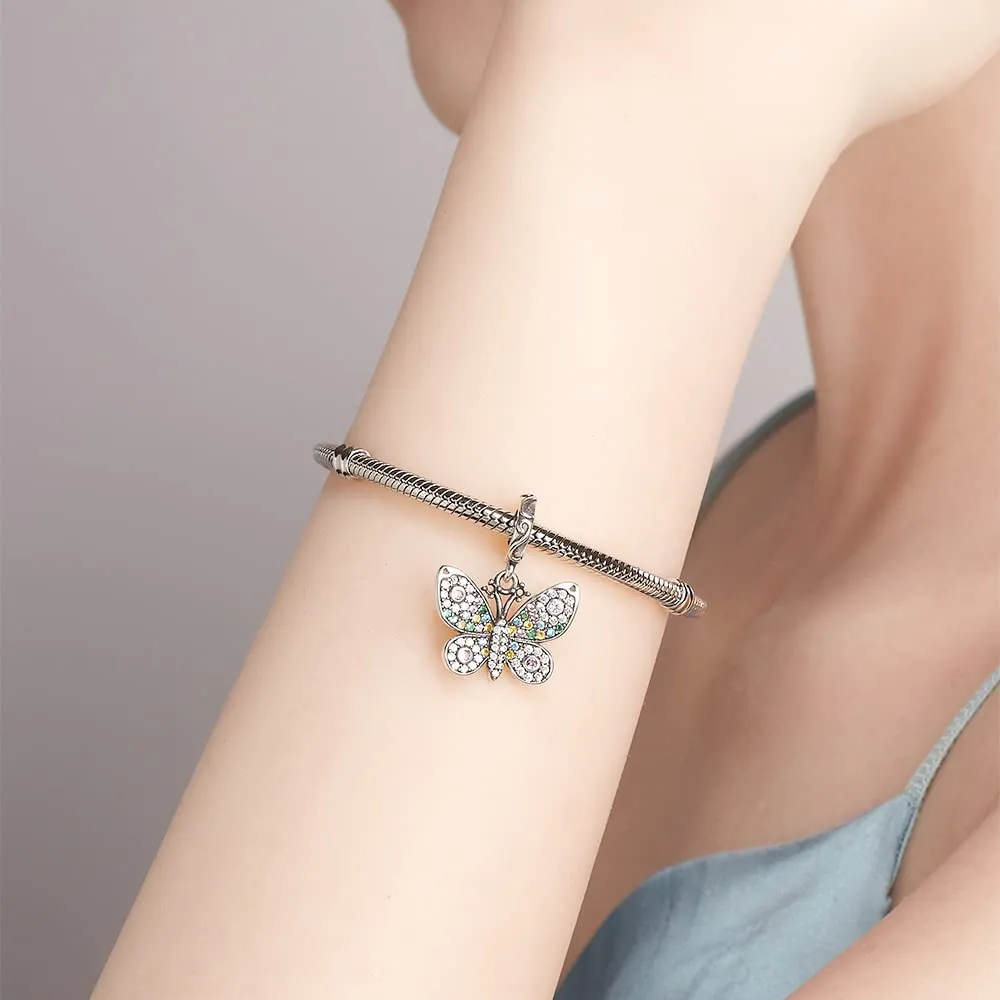 LNQOBU Ciondolo da donna in argento sterling 925 con zirconi 5A, 4,5/5 mm - immagine 3